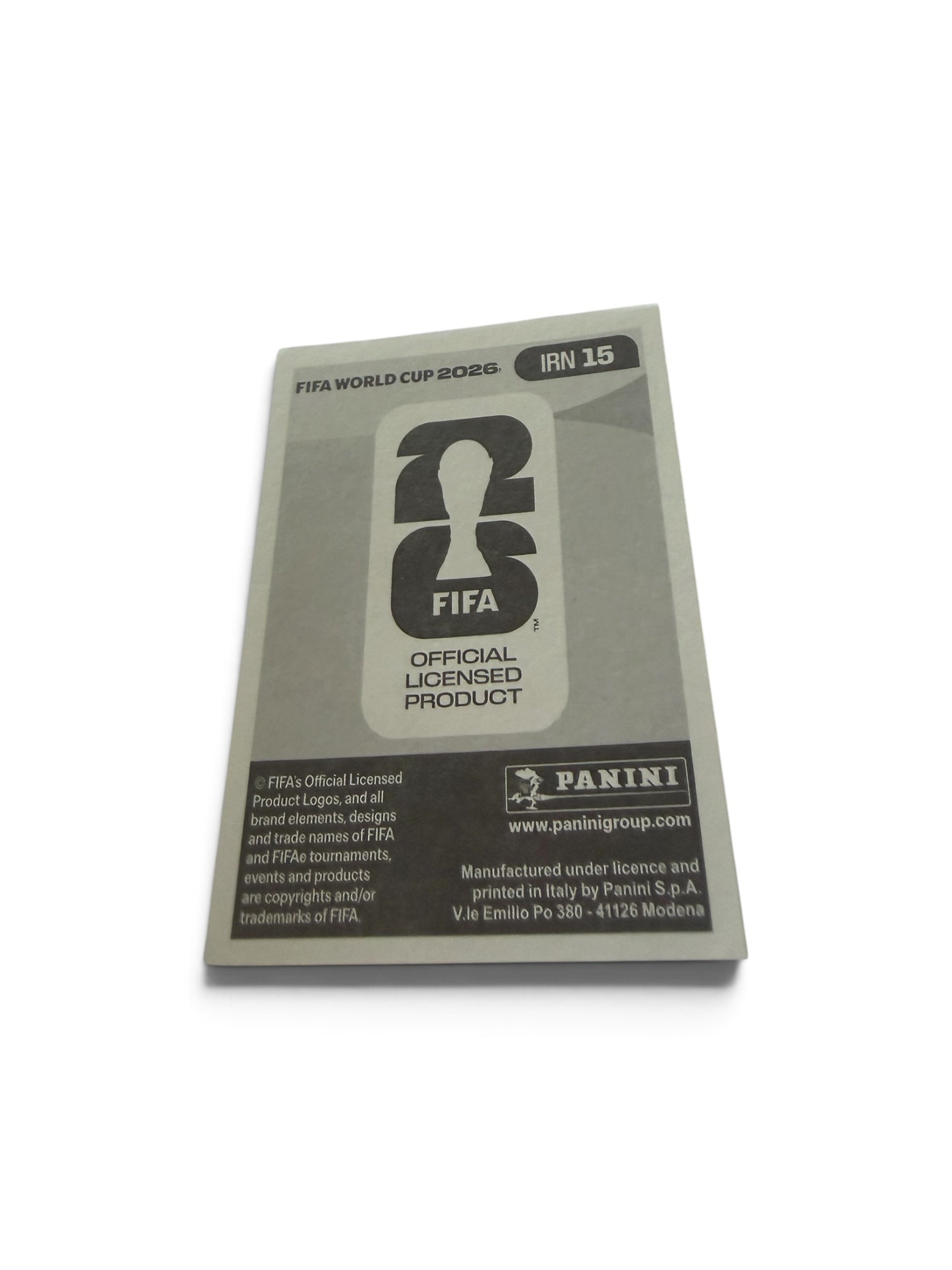 Roozbeh Cheshmi IRN15 Iran National Team | Panini FIFA World Cup 2026 Official Sticker