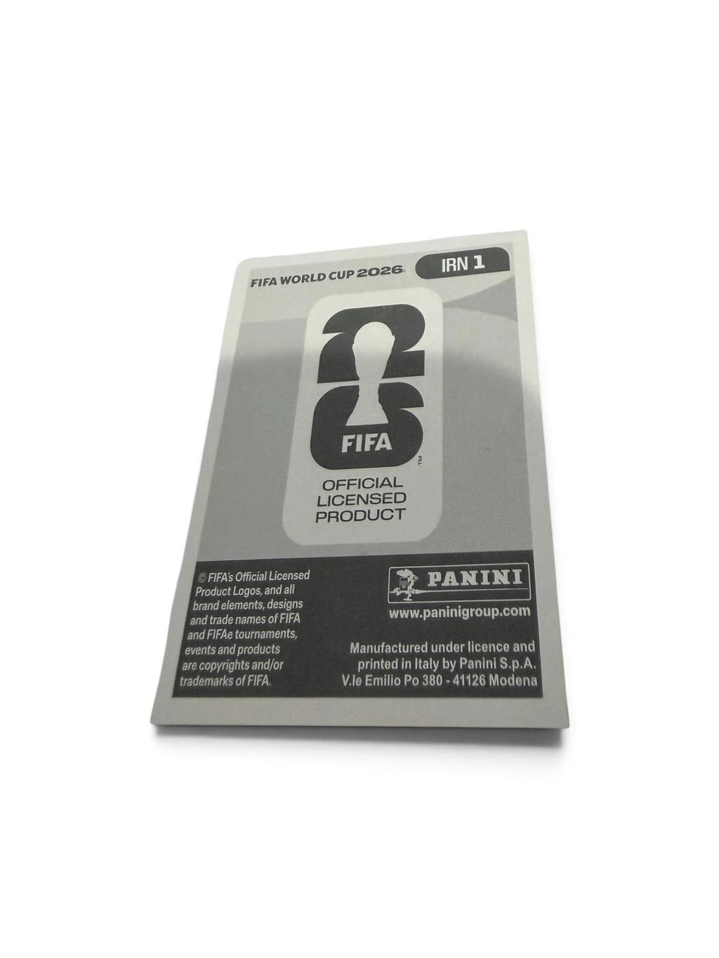 Iran Football Federation Logo IRN1 Foil Sticker | Panini FIFA World Cup 2026 Official Holographic Sticker
