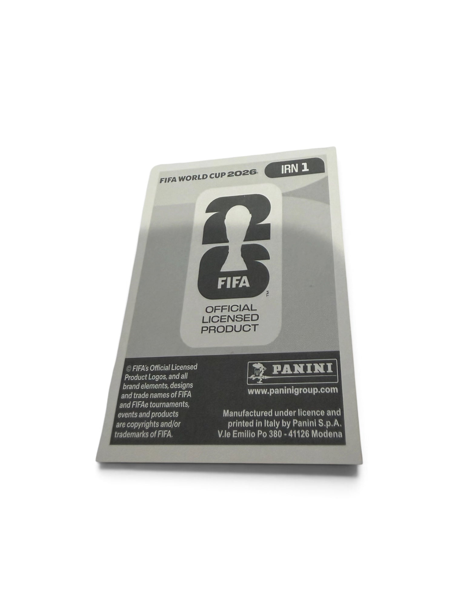 Iran Football Federation Logo IRN1 Foil Sticker | Panini FIFA World Cup 2026 Official Holographic Sticker