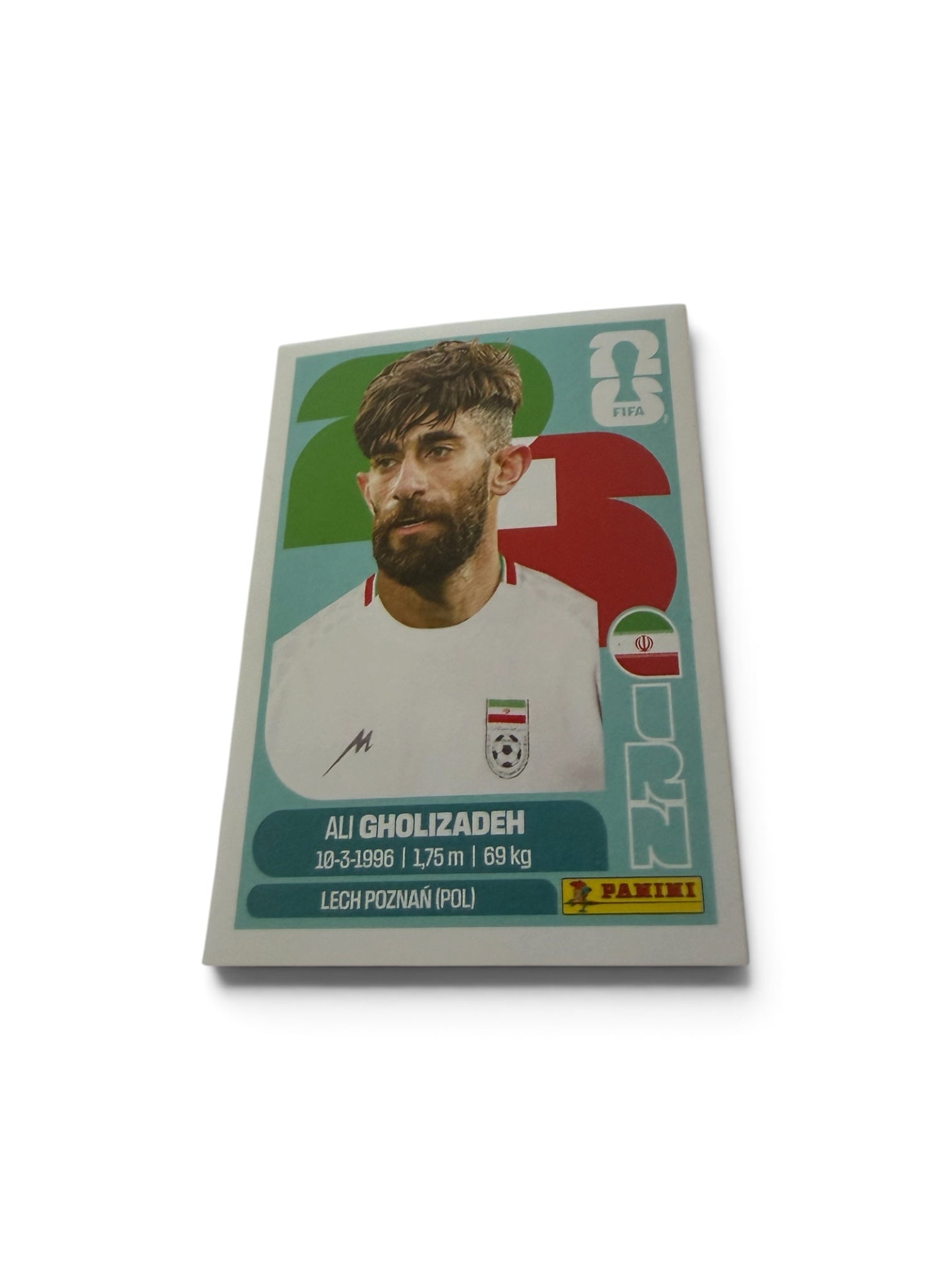 Ali Gholizadeh IRN20 Iran National Team | Panini FIFA World Cup 2026 Official Sticker | Lech Poznań