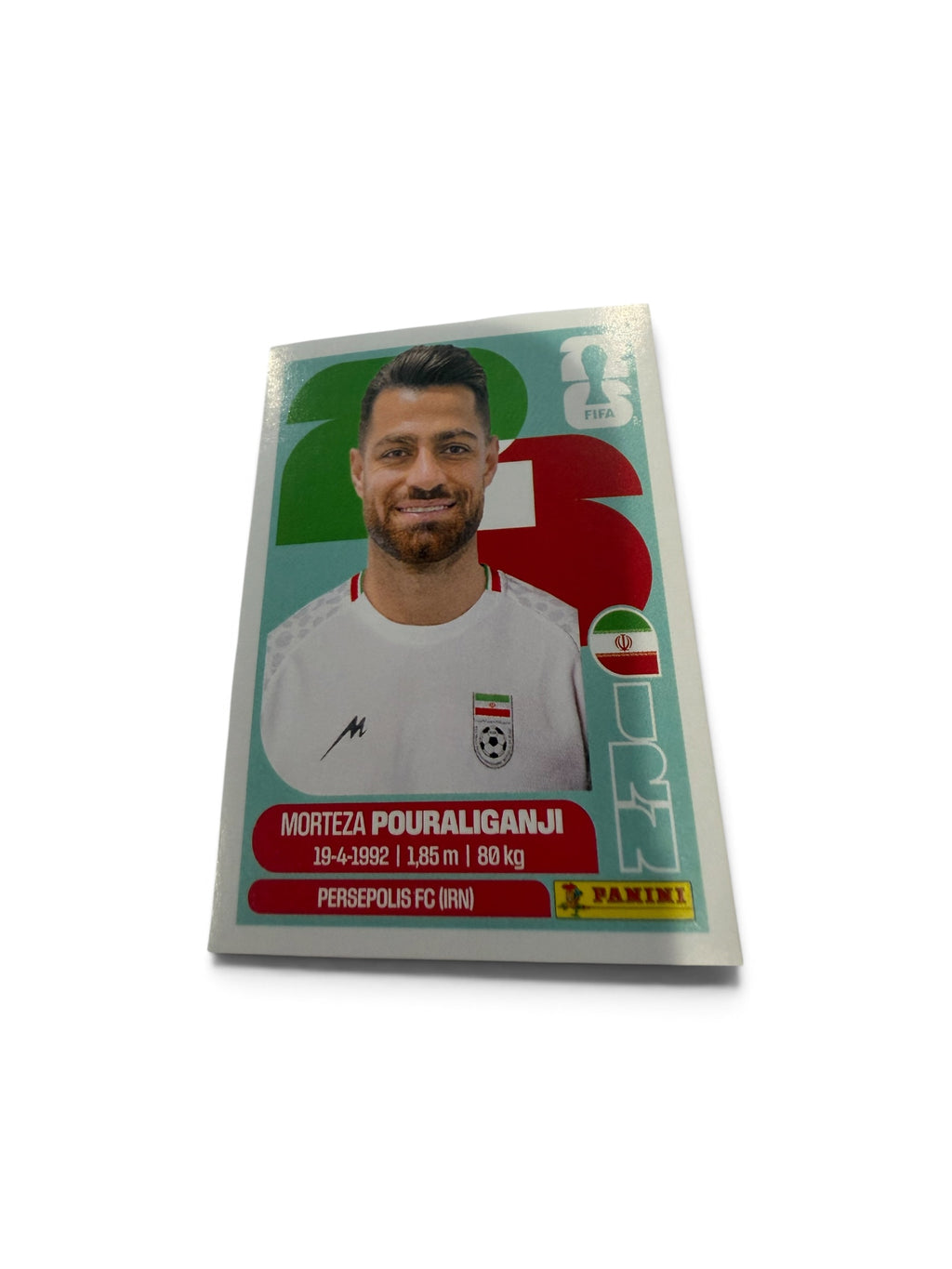 Morteza Pouraliganji IRN3 | Panini FIFA World Cup 2026 Official Sticker | Iran National Team