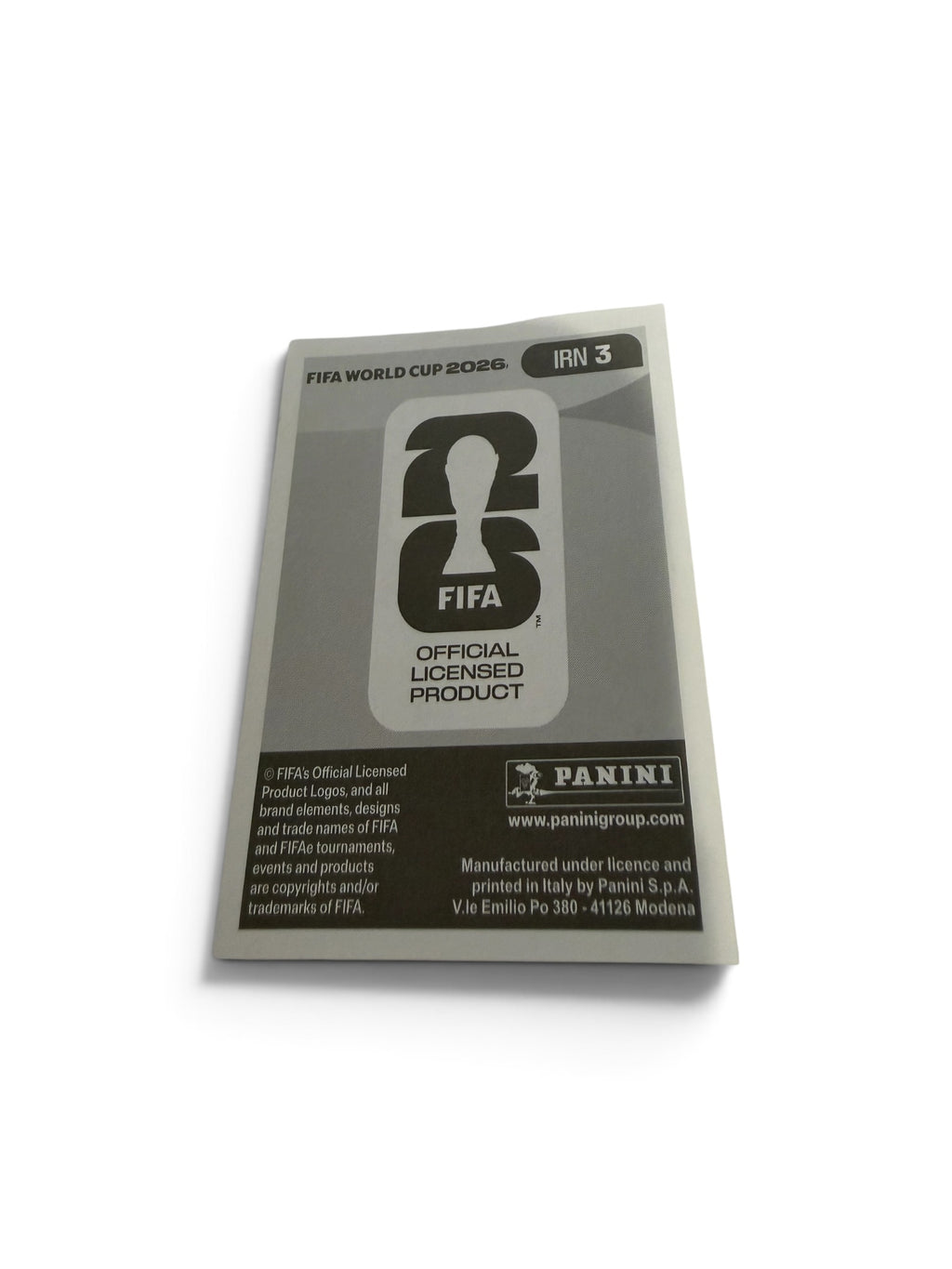 Morteza Pouraliganji IRN3 | Panini FIFA World Cup 2026 Official Sticker | Iran National Team