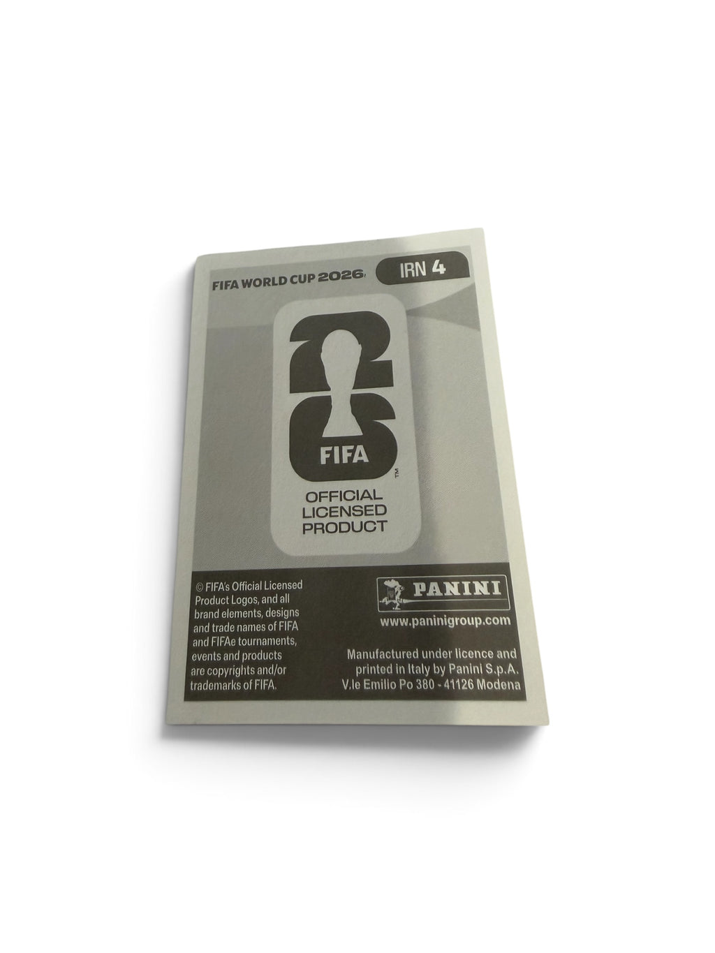 Ehsan Hajsafi IRN4 | Panini FIFA World Cup 2026 Official Sticker | Iran National Team