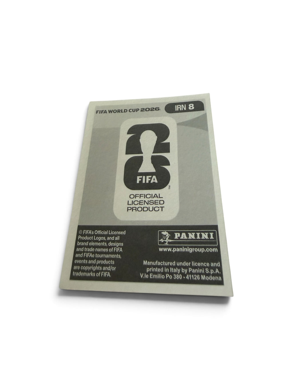 Hossein Kanaani IRN8 | Panini FIFA World Cup 2026 Official Sticker | Iran Team Melli