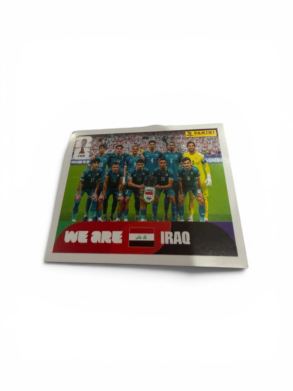 2026 Panini FIFA World Cup Iraq Team Photo IRQ 13 Sticker | We Are Iraq