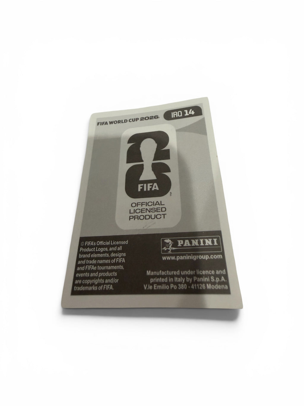 2026 Panini FIFA World Cup Youssef Amyn Iraq IRQ 14 Sticker | AEK Larnaca FC