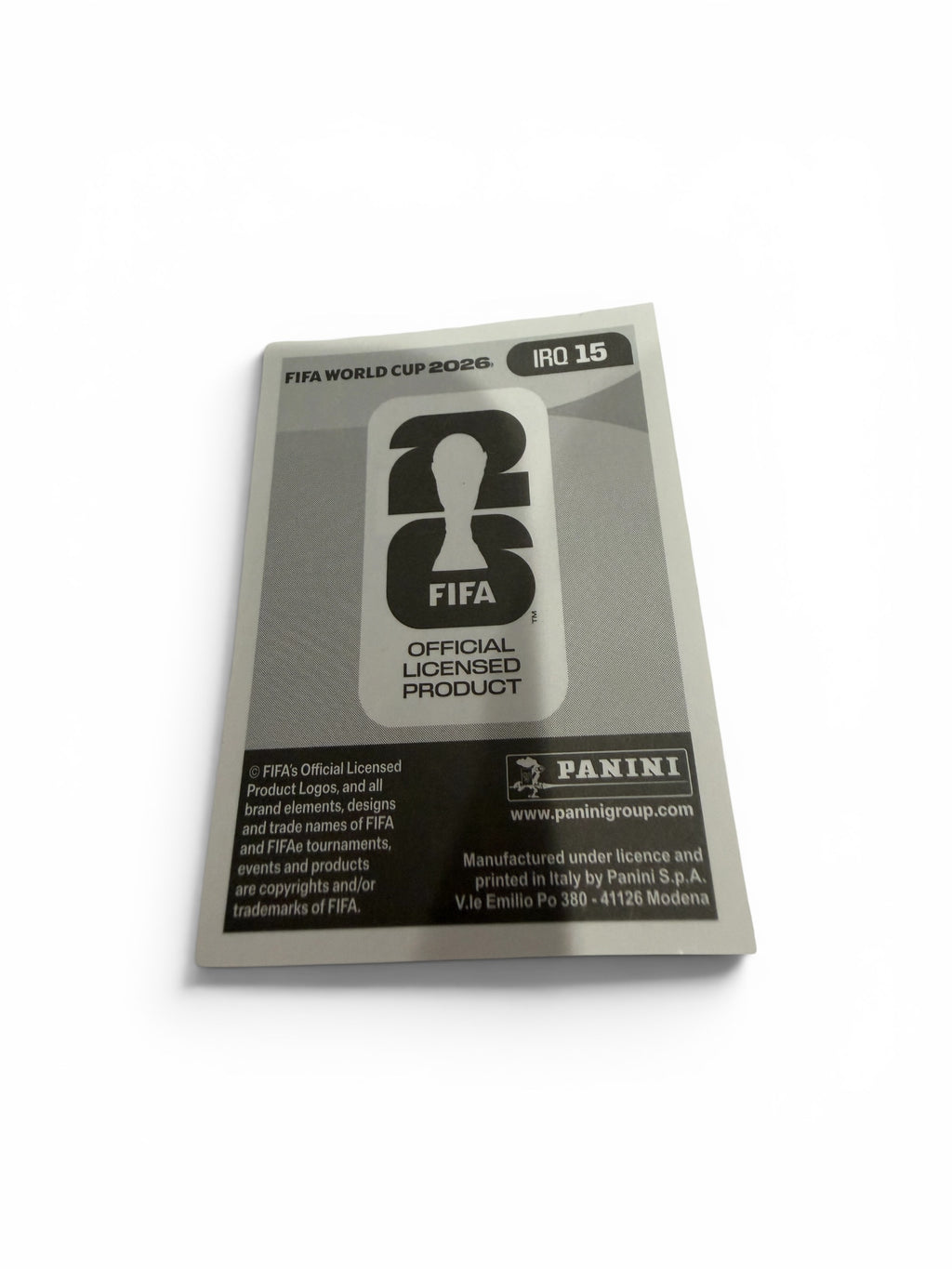 2026 Panini FIFA World Cup Aimar Sher Iraq IRQ 15 Sticker | Sarpsborg 08 FF