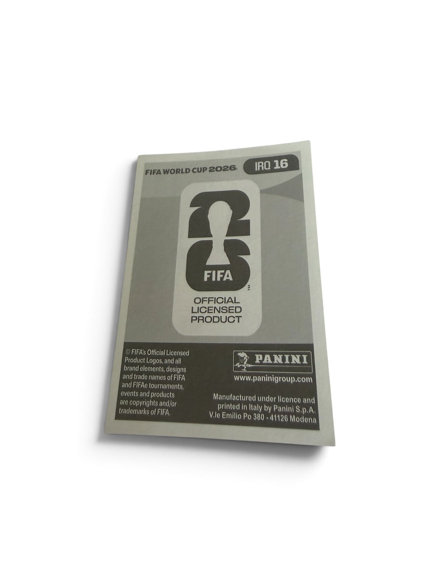 Marko Farji IRQ16 Iraq National Team | Panini FIFA World Cup 2026 Official Sticker | Venezia FC Italy
