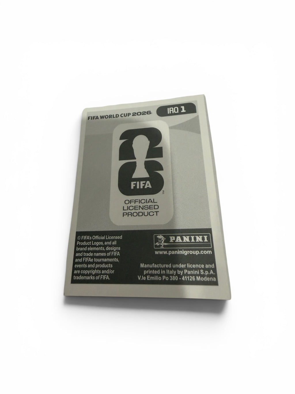 2026 Panini FIFA World Cup Iraq Team Logo Holographic Foil IRQ 1 Sticker | Official Panini
