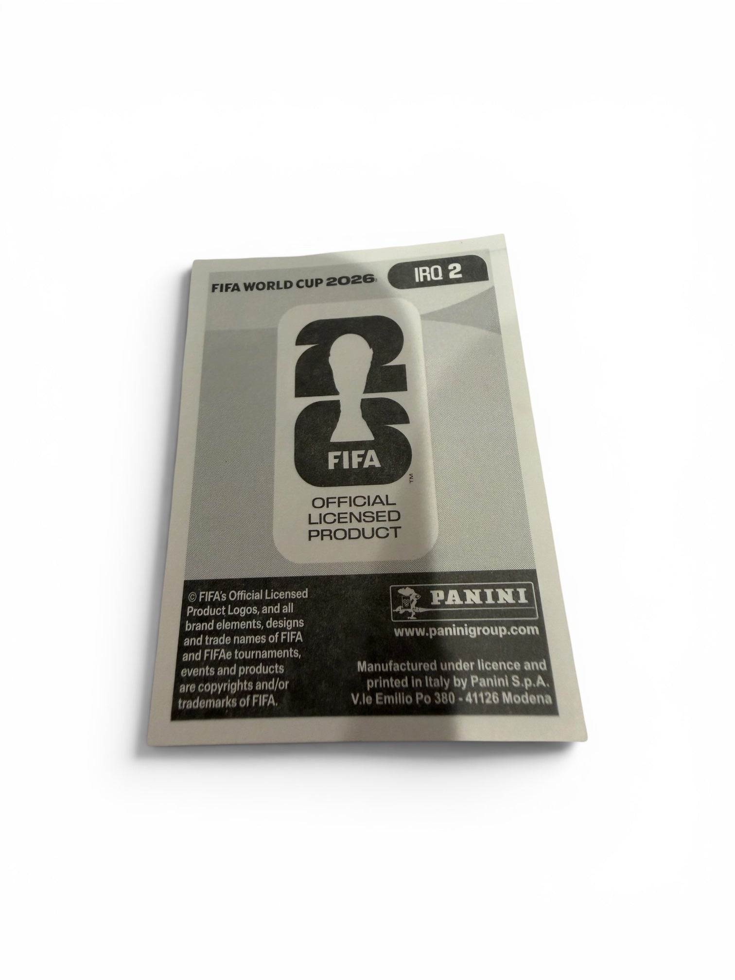 2026 Panini FIFA World Cup Jalal Hassan Iraq IRQ 2 Sticker | Al-Zawraa SC