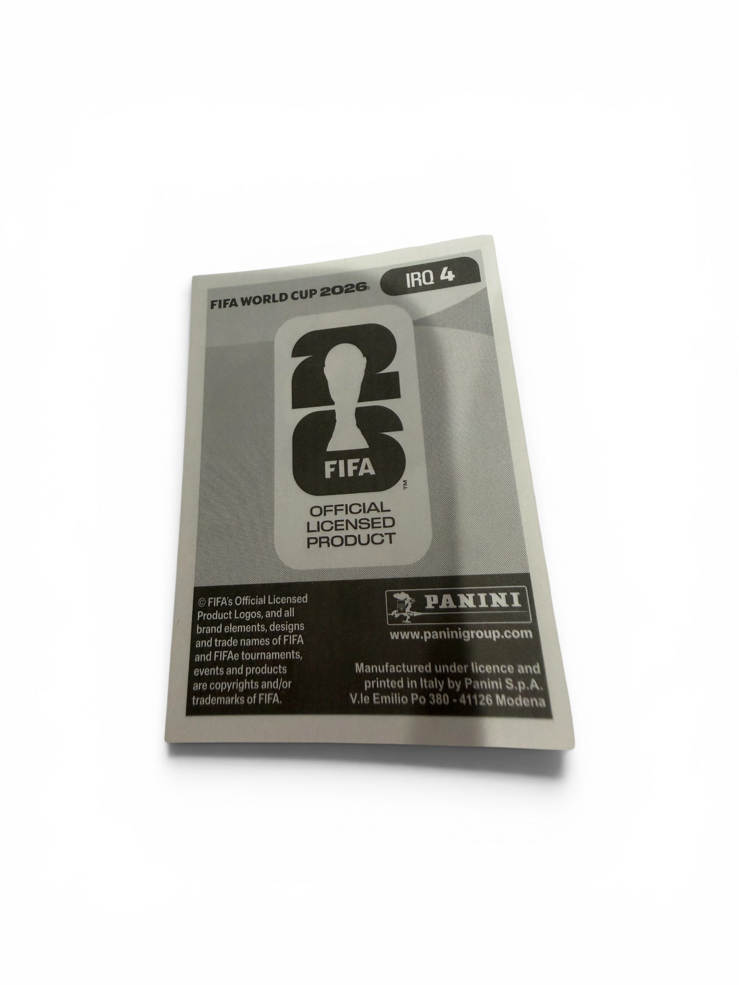 2026 Panini FIFA World Cup Hussein Ali Iraq IRQ 4 Sticker | Pogoń Szczecin