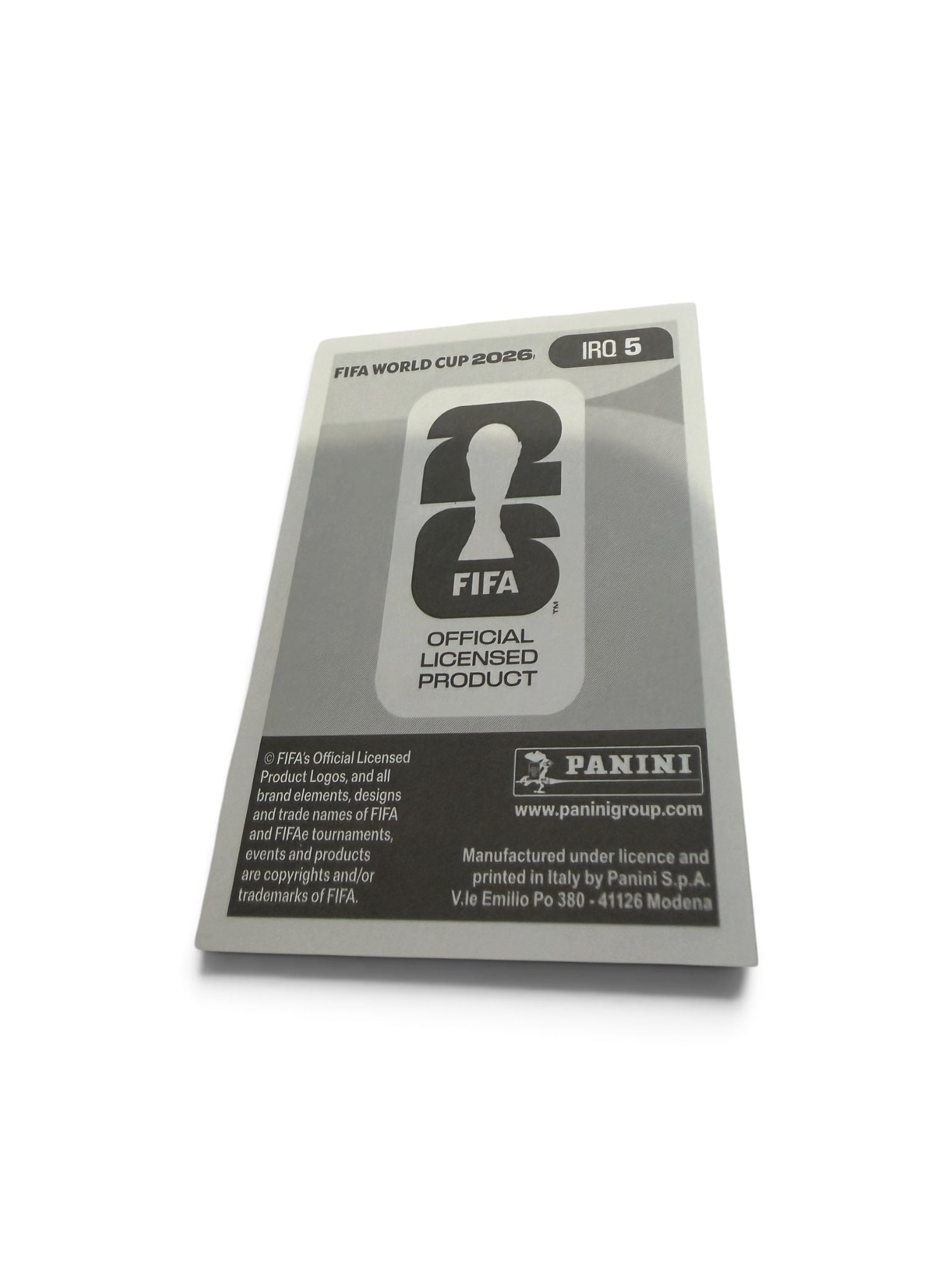 Akam Hashem IRQ5 | Panini FIFA World Cup 2026 Official Sticker | Iraq National Team