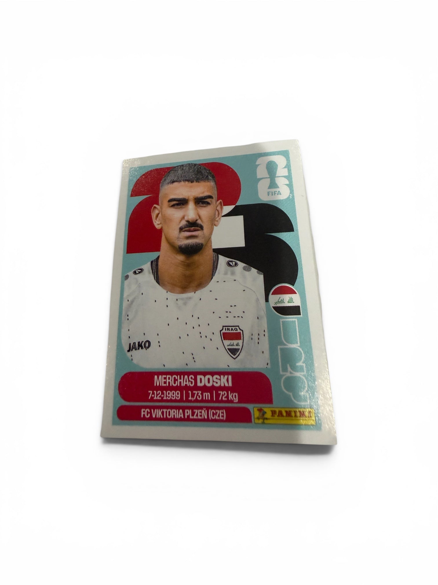 2026 Panini FIFA World Cup Merchas Doski Iraq IRQ 6 Sticker | FC Viktoria Plzeň