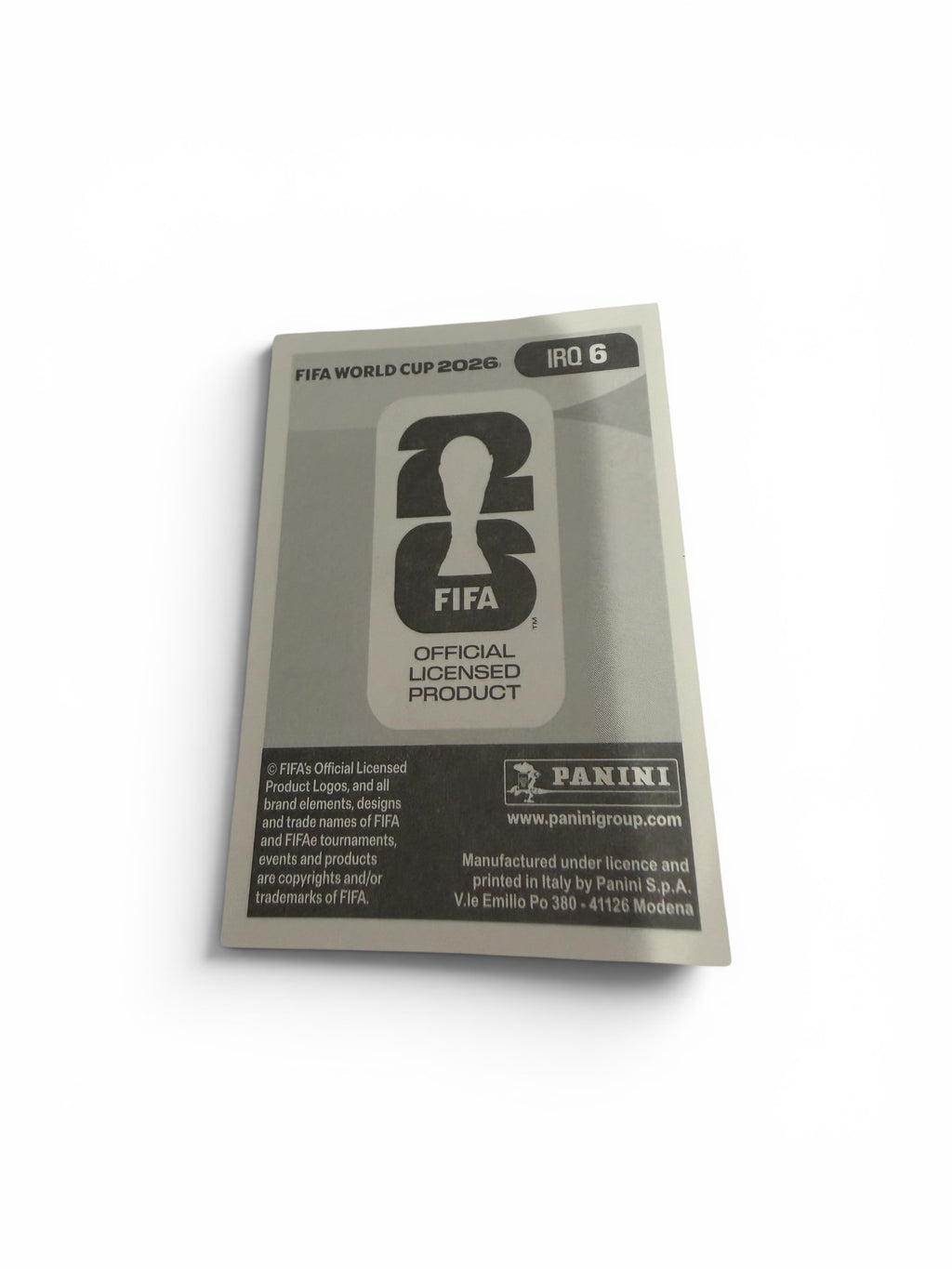 2026 Panini FIFA World Cup Merchas Doski Iraq IRQ 6 Sticker | FC Viktoria Plzeň