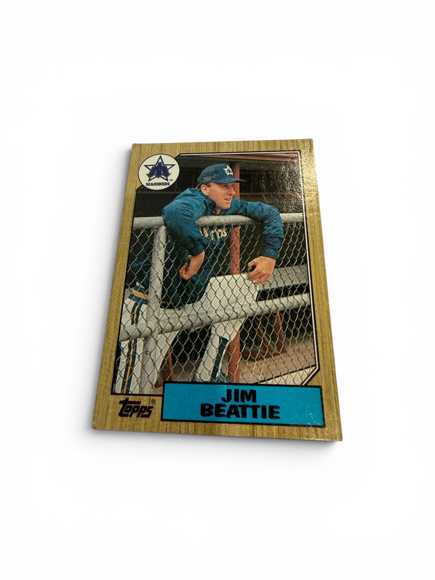 1987 Topps #117 Jim Beattie Seattle Mariners Vintage Baseball Card