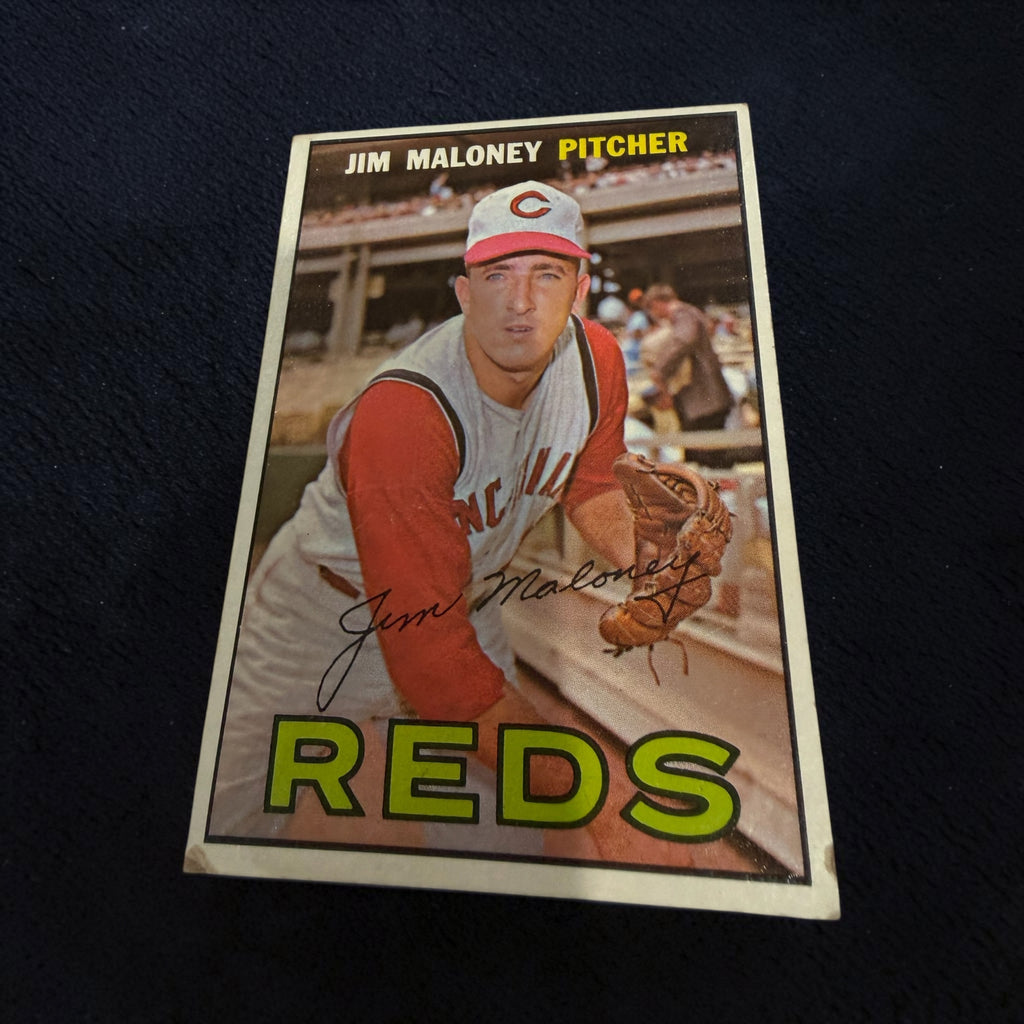 1967 Topps #80 Jim Maloney Cincinnati Reds Vintage Baseball Card