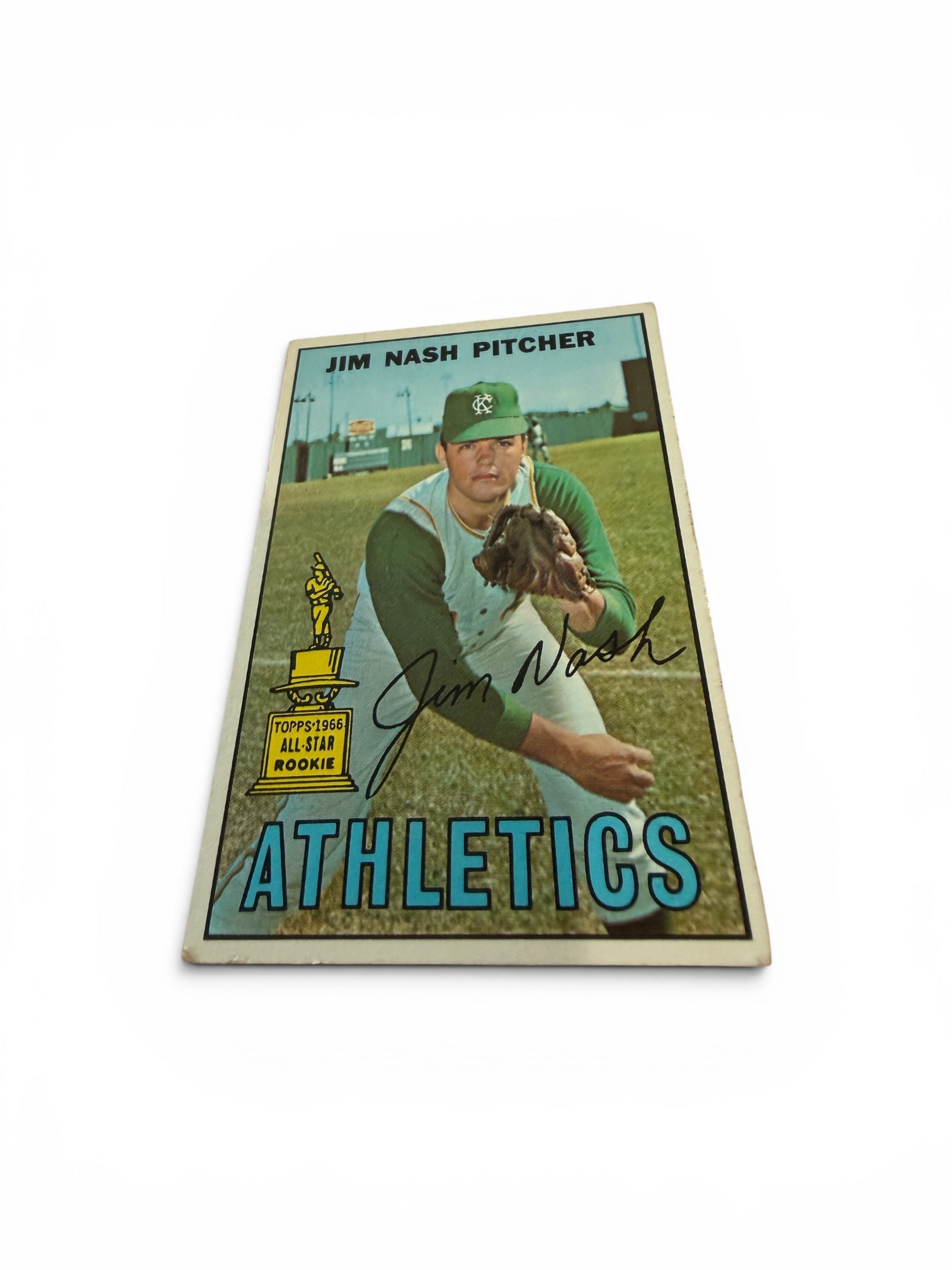 1967 Topps #90 Jim Nash Kansas City Athletics All-Star Rookie Vintage Baseball Card