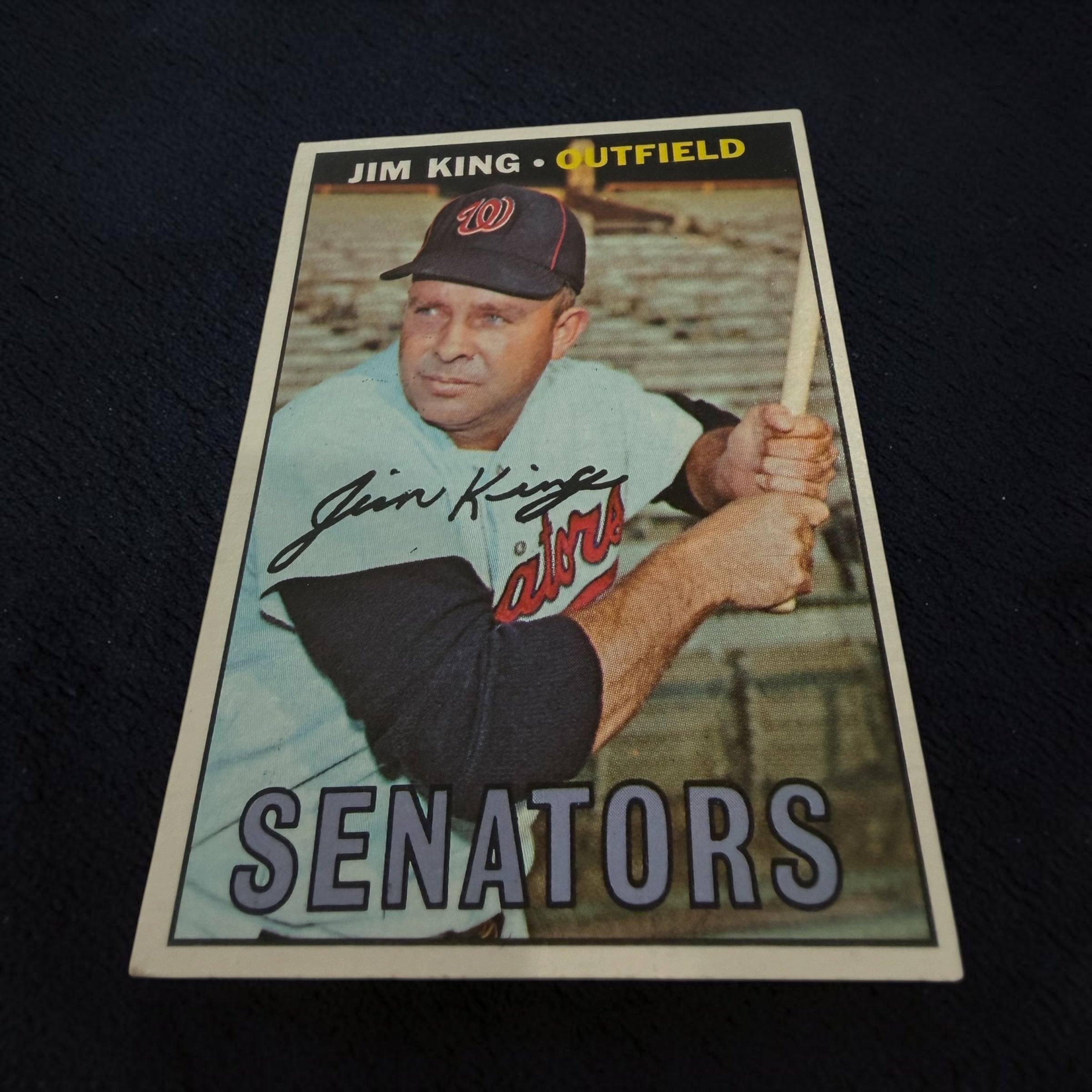 1967 Topps #509 Jim King Washington Senators Vintage Baseball Card MLB Original