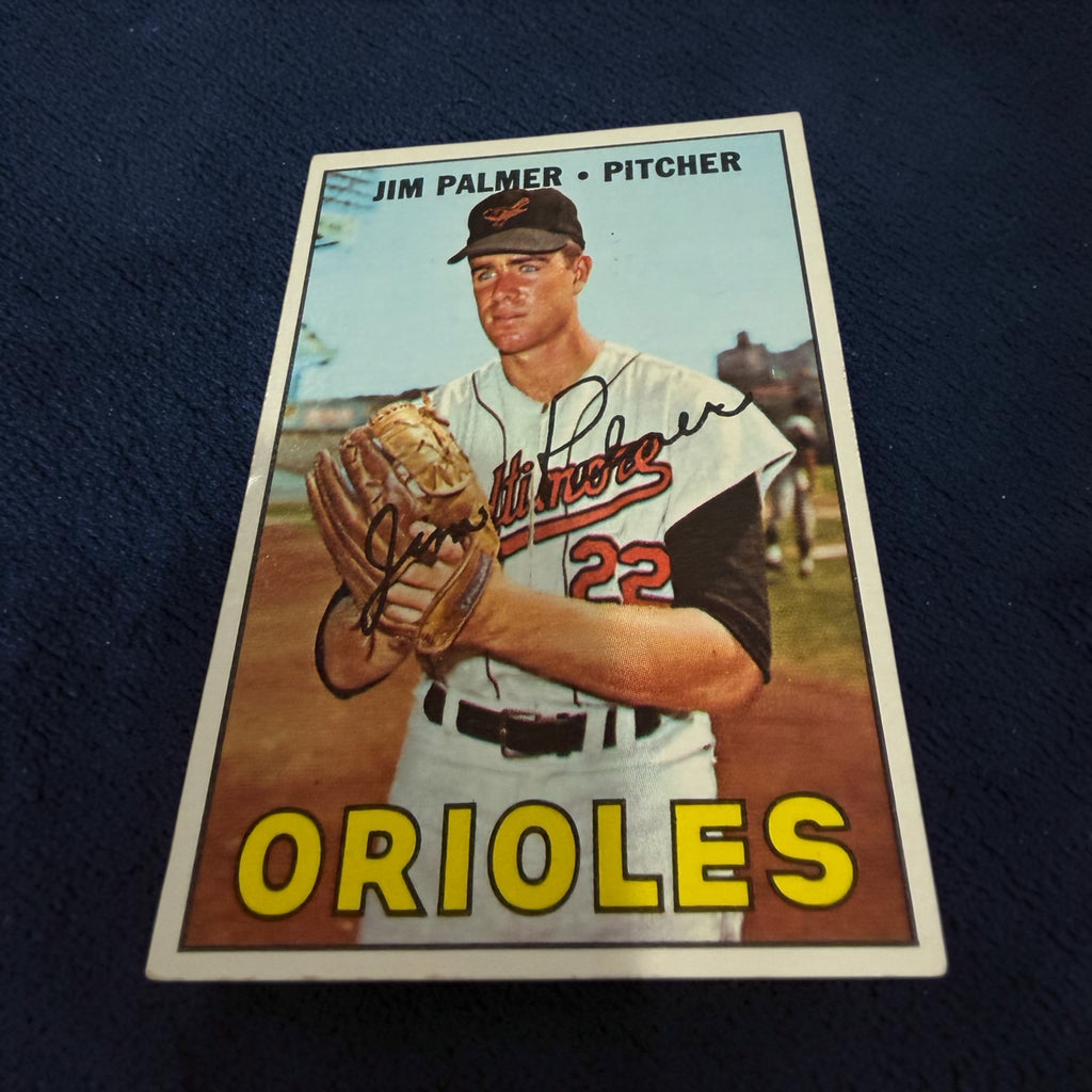 1967 Topps #475 Jim Palmer Baltimore Orioles Hall of Fame Vintage Baseball Card