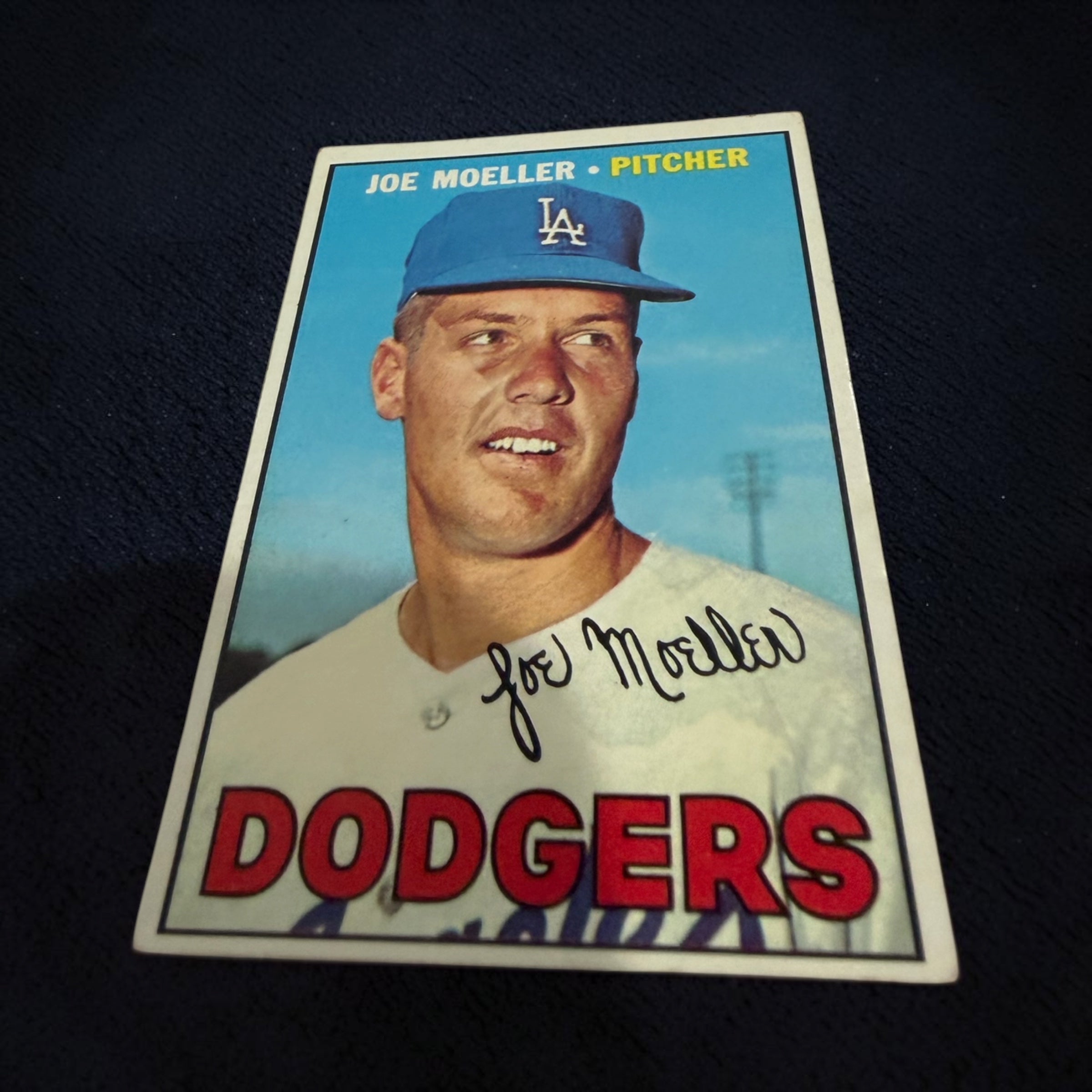1967 Topps #149 Joe Moeller Los Angeles Dodgers Vintage Pitcher Baseball Card