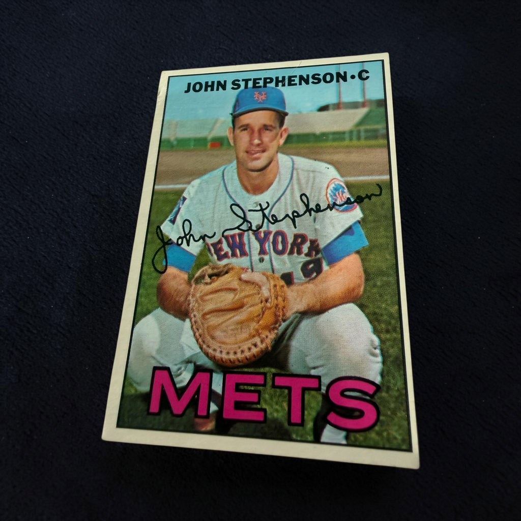 1967 Topps #522 John Stephenson New York Mets Vintage Baseball Card