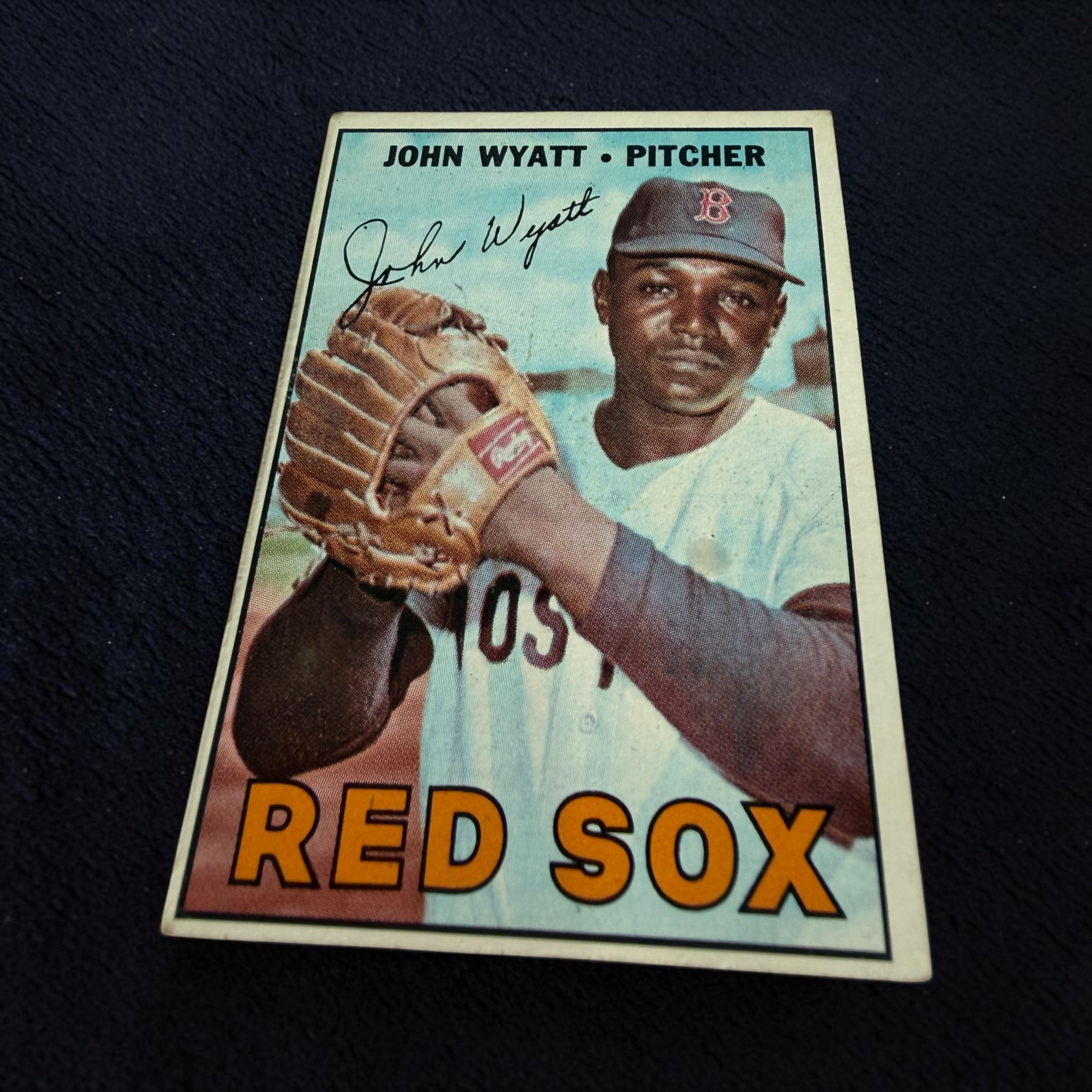 1967 Topps #261 John Wyatt Boston Red Sox Vintage Baseball Card MLB