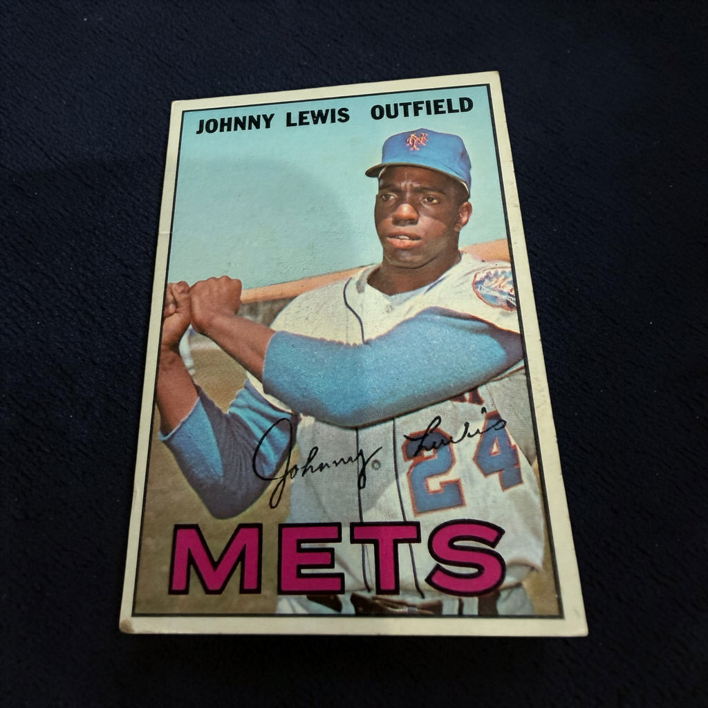 1967 Topps #91 Johnny Lewis New York Mets Vintage Baseball Card