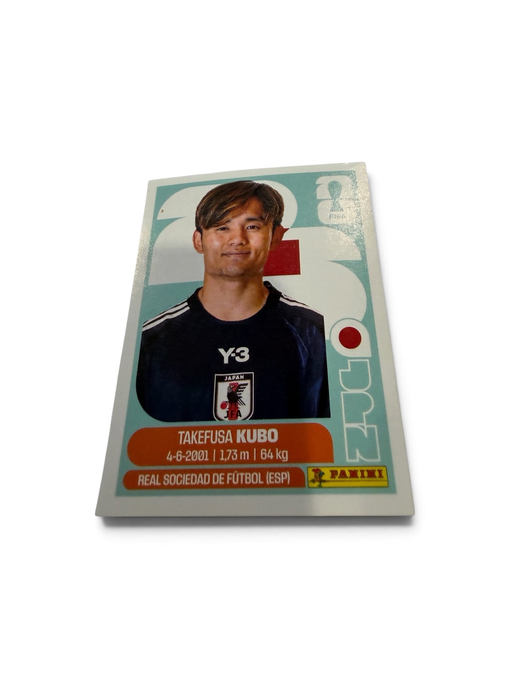 2026 Panini FIFA World Cup Takefusa Kubo JPN12 Japan Sticker | Real Sociedad