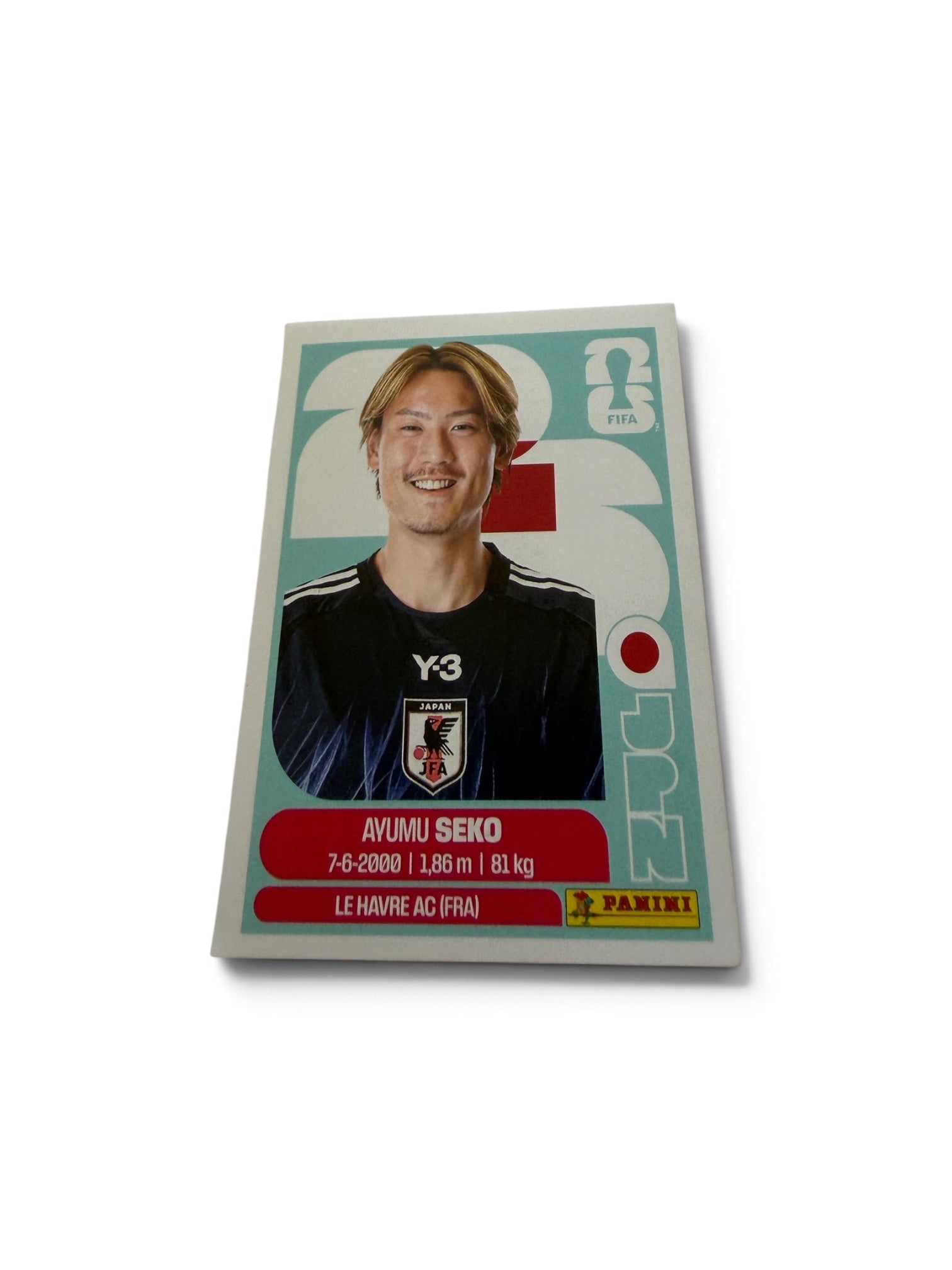 2026 Panini FIFA World Cup Sticker JPN 4 Ayumu Seko Japan National Team Official