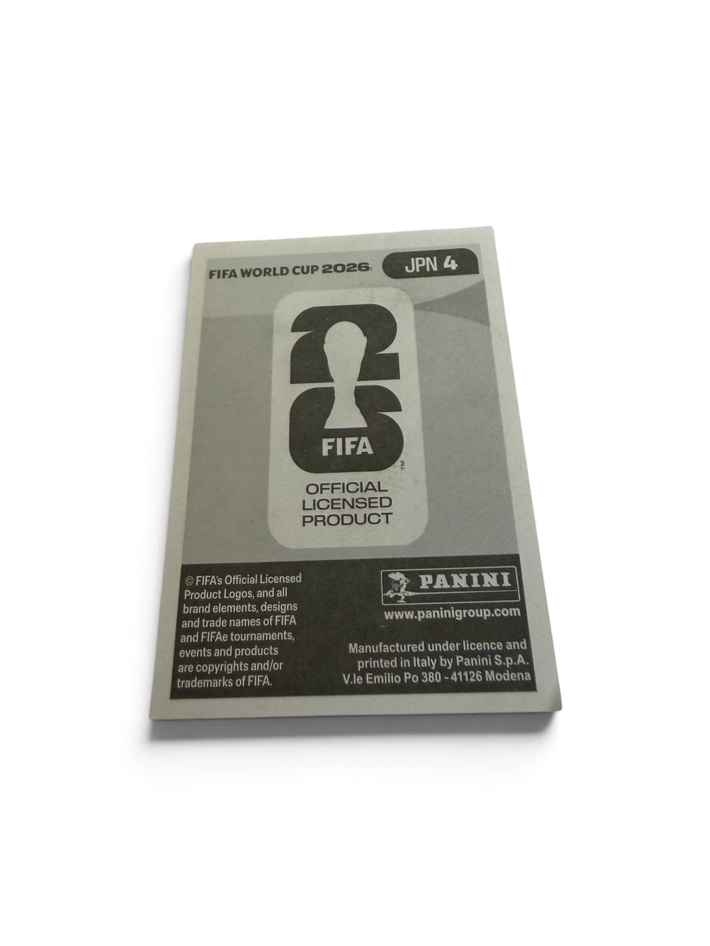 2026 Panini FIFA World Cup Sticker JPN 4 Ayumu Seko Japan National Team Official