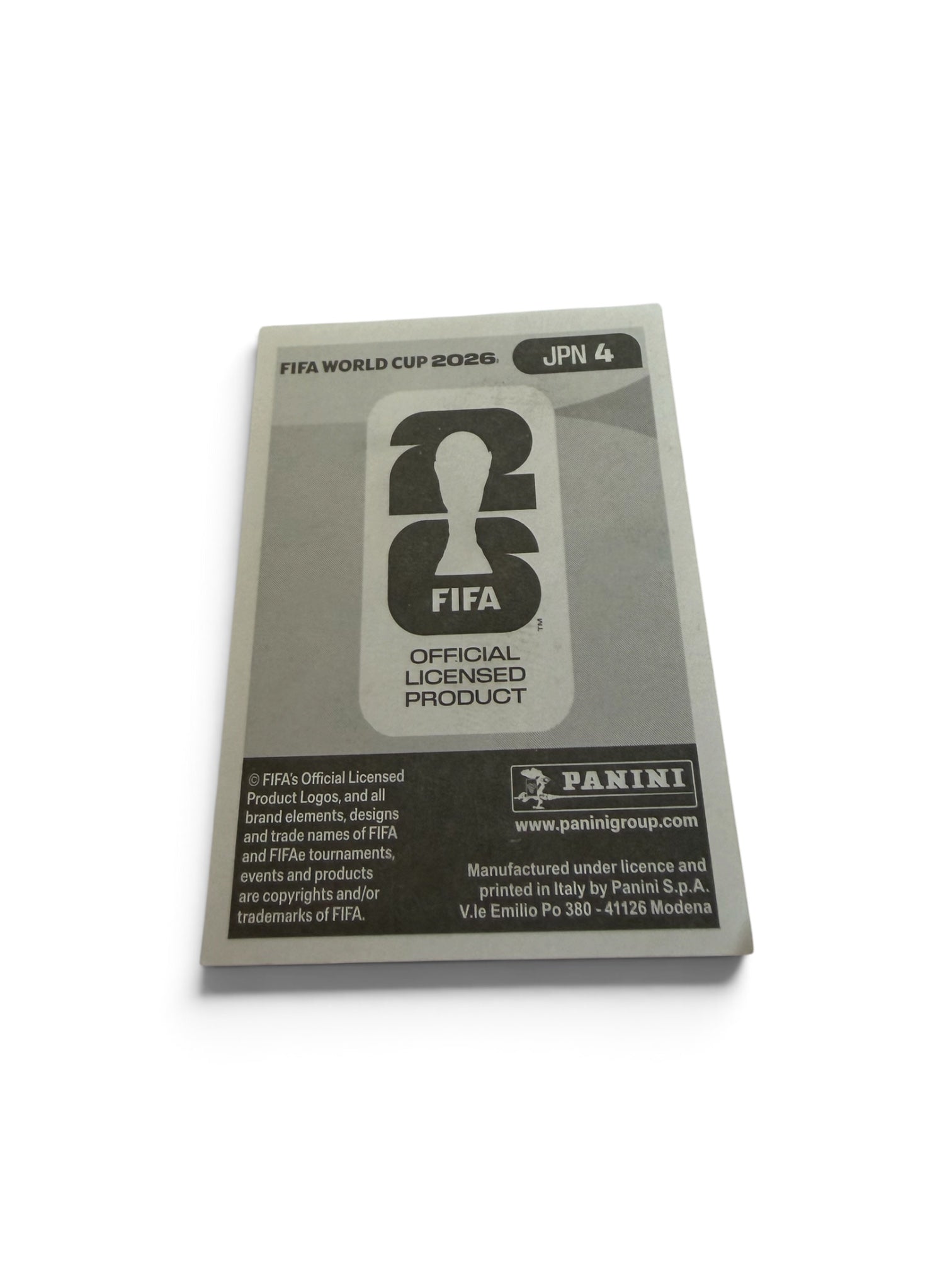 2026 Panini FIFA World Cup Sticker JPN 4 Ayumu Seko Japan National Team Official