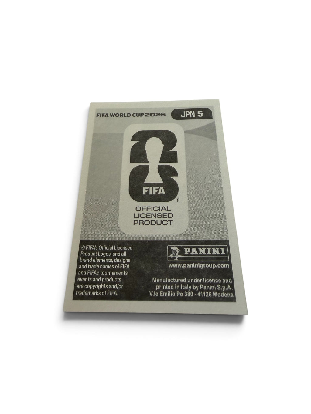 2026 Panini FIFA World Cup Sticker JPN 5 Junnosuke Suzuki Japan National Team Official