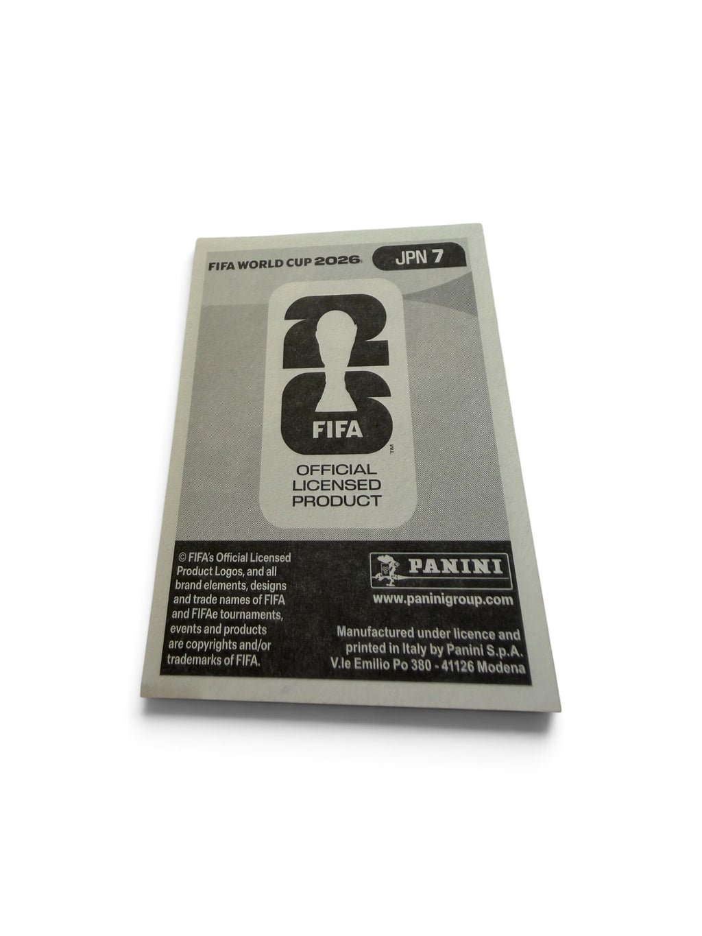 2026 Panini FIFA World Cup Sticker JPN 7 Tsuyoshi Watanabe Japan National Team