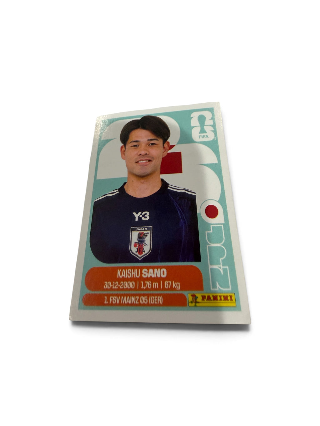 Kaishu Sano Japan National Team JPN 8 | Panini FIFA World Cup 2026 Official Sticker