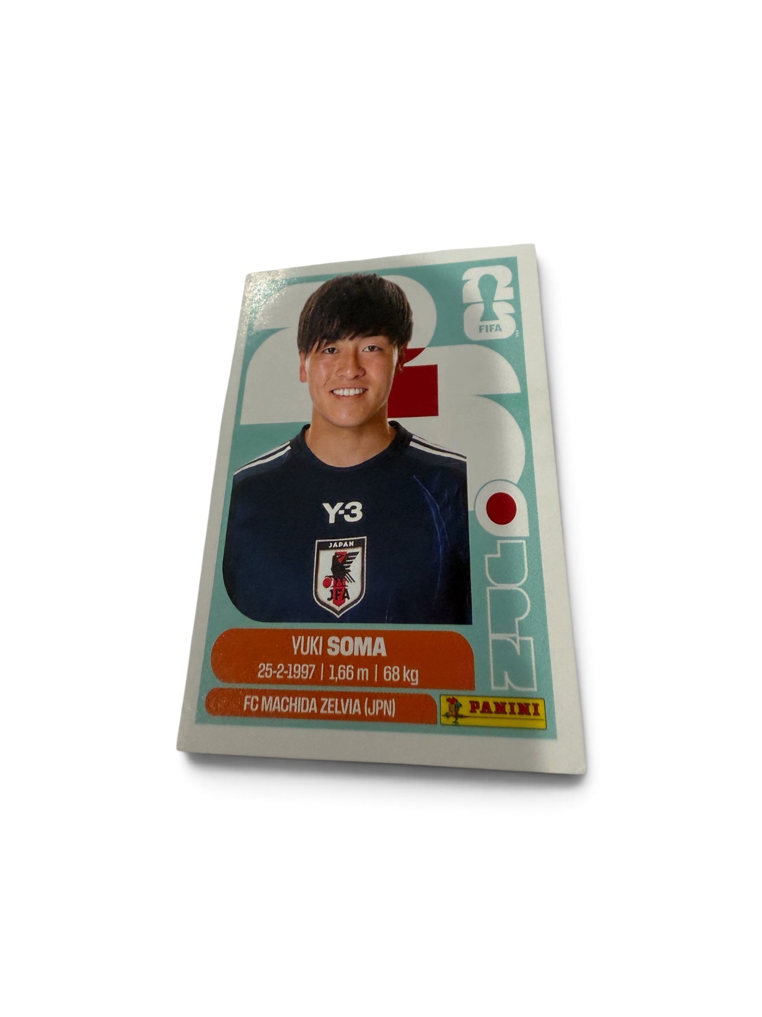 Yuki Soma Japan National Team JPN 9 | Panini FIFA World Cup 2026 Official Sticker | FC Machida Zelvia