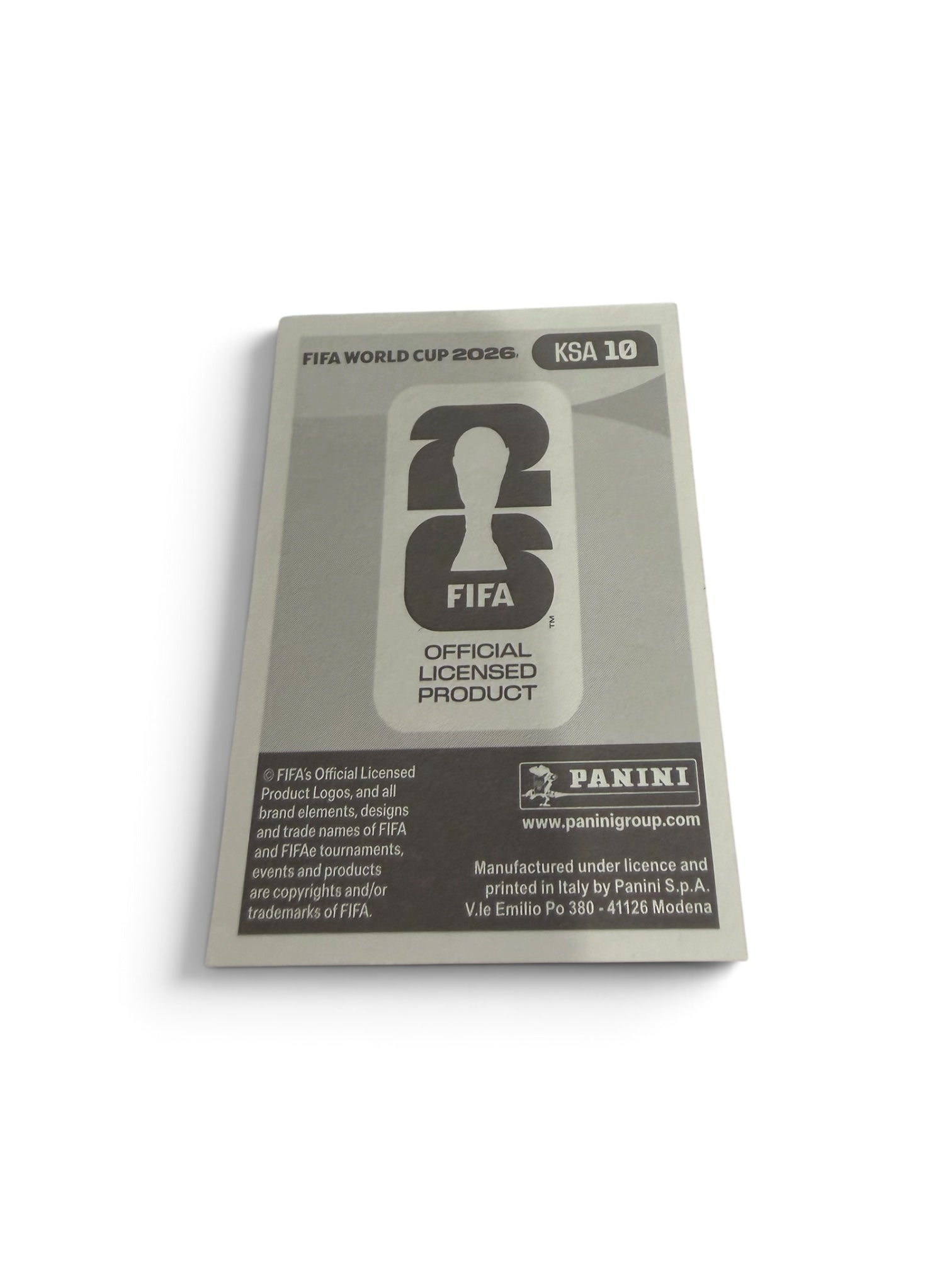 Ziyad Al Johani #KSA10 | Saudi Arabia | Panini FIFA World Cup 2026 Sticker | Al-Ahli Saudi FC