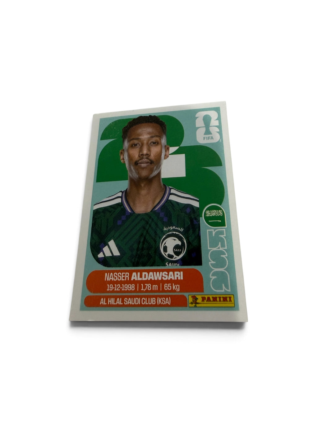 Nasser Al Dawsari #KSA12 | Saudi Arabia | Panini FIFA World Cup 2026 Sticker | Al Hilal Saudi Club