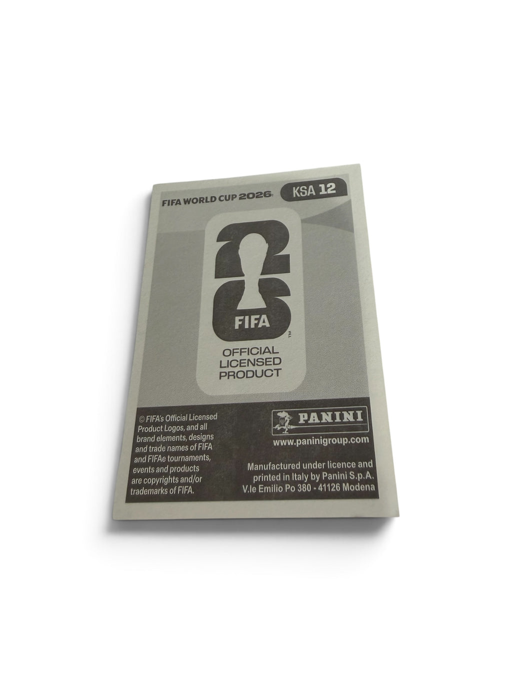 Nasser Al Dawsari #KSA12 | Saudi Arabia | Panini FIFA World Cup 2026 Sticker | Al Hilal Saudi Club