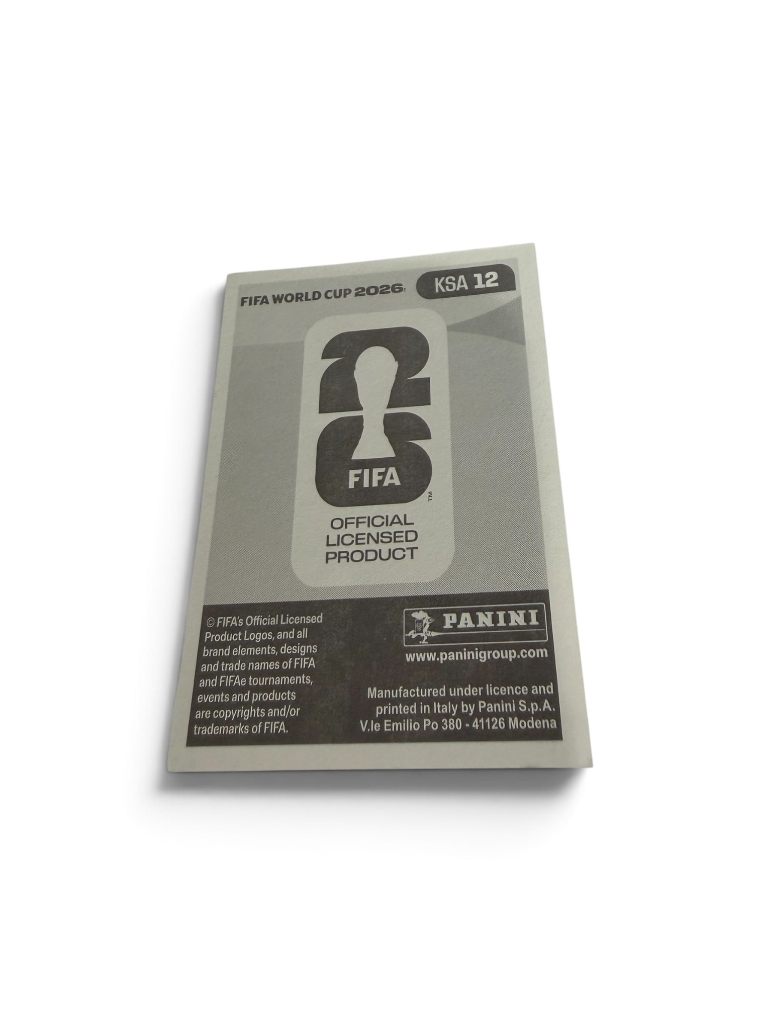 Nasser Al Dawsari #KSA12 | Saudi Arabia | Panini FIFA World Cup 2026 Sticker | Al Hilal Saudi Club