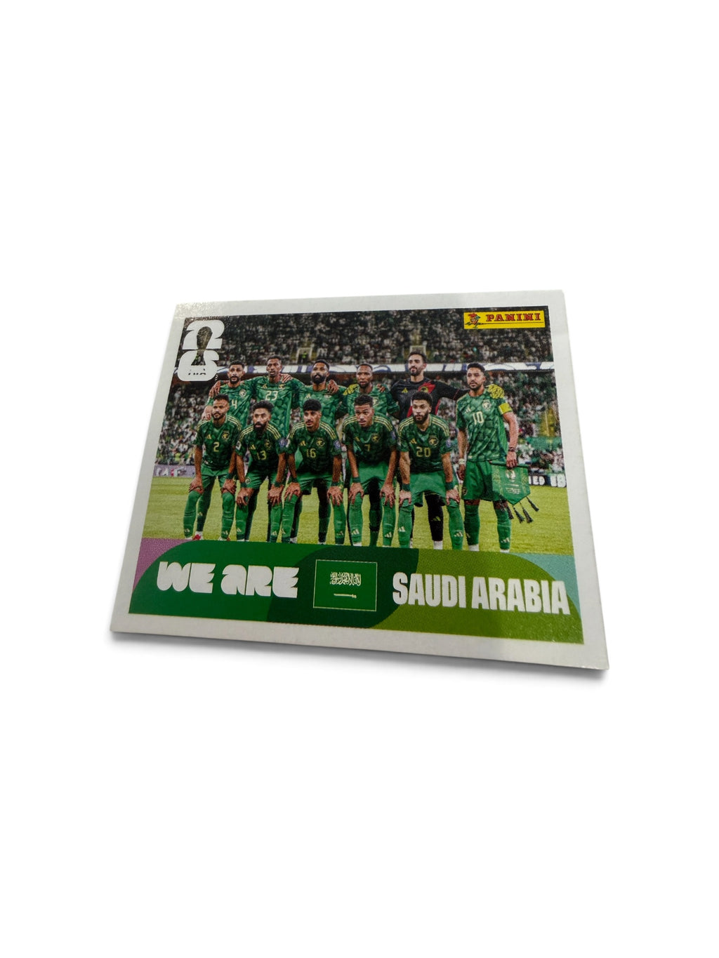 Saudi Arabia Team Photo #KSA13 | We Are Saudi Arabia | Panini FIFA World Cup 2026 Sticker