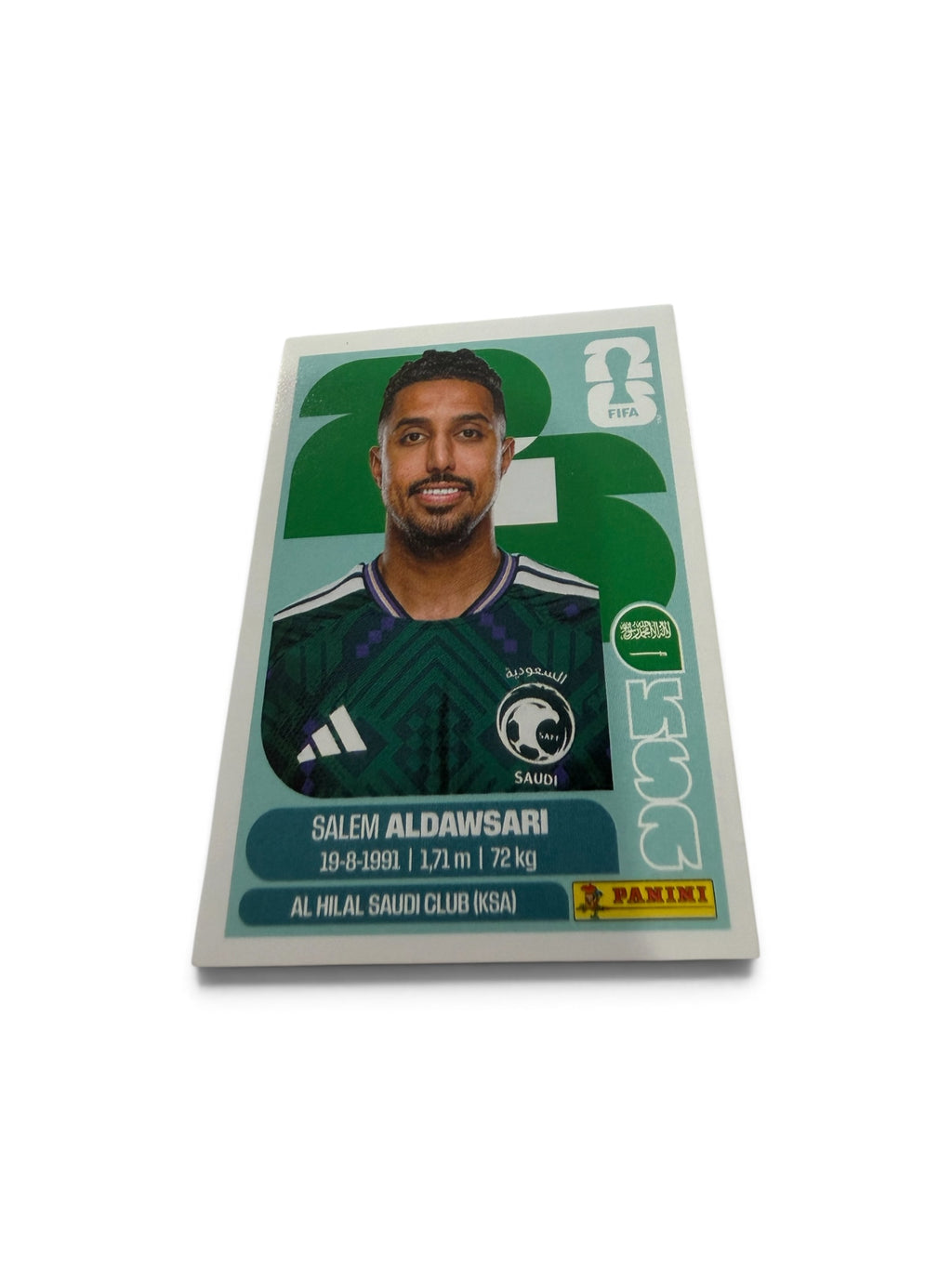 Salem Al-Dawsari #KSA16 | Saudi Arabia Captain | Panini FIFA World Cup 2026 Sticker | Al Hilal SFC