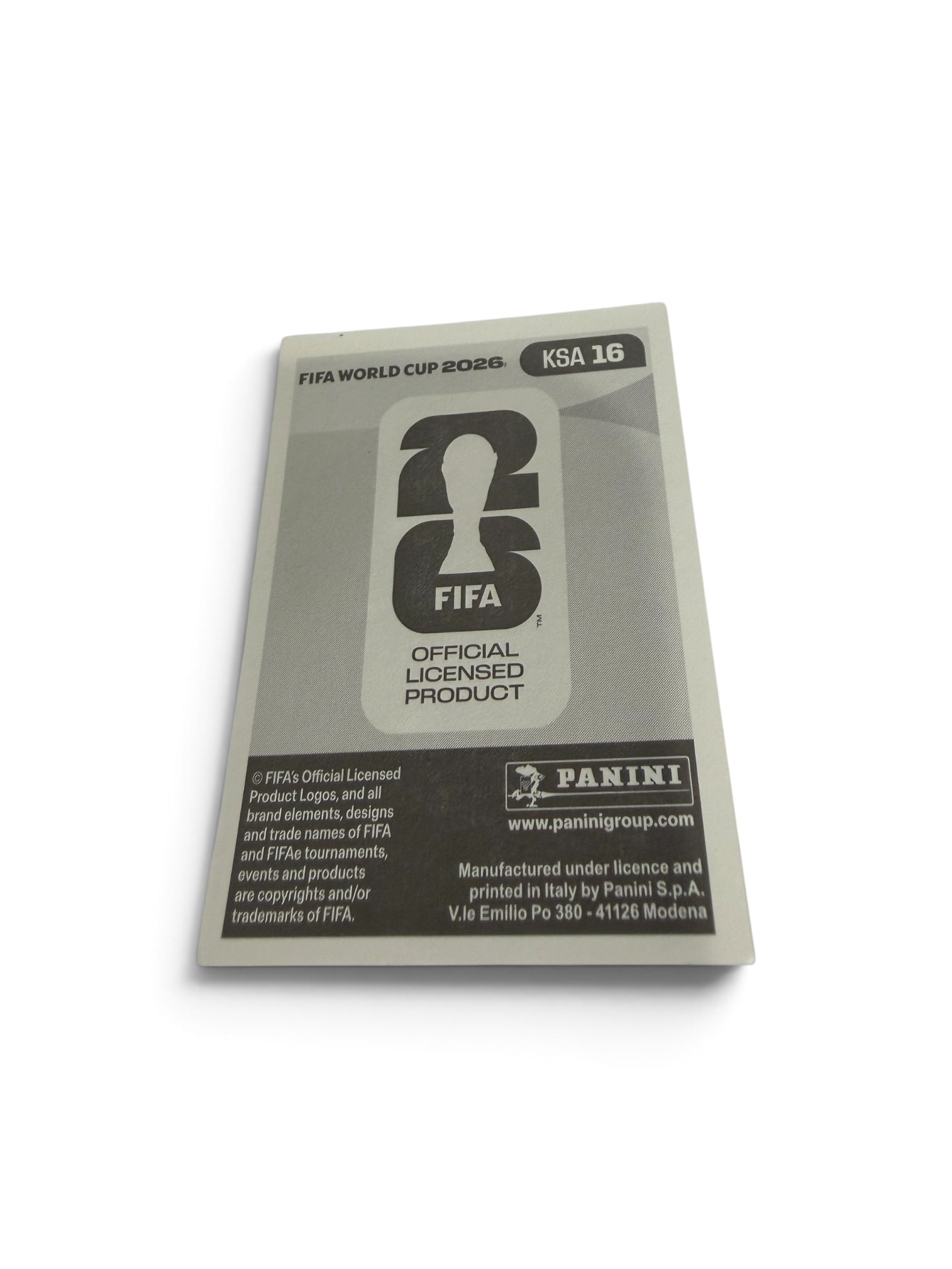 Salem Al-Dawsari #KSA16 | Saudi Arabia Captain | Panini FIFA World Cup 2026 Sticker | Al Hilal SFC