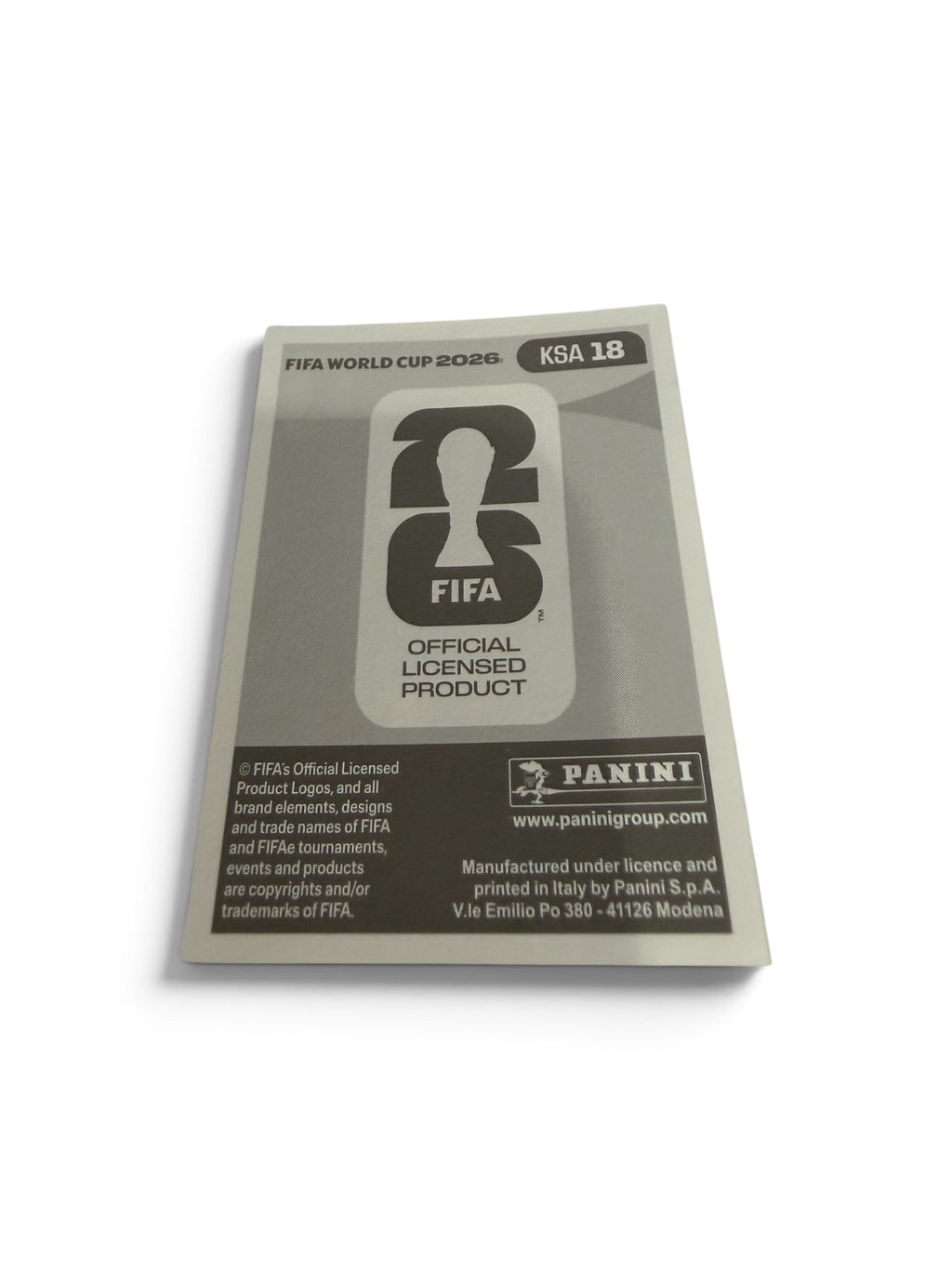 Feras Albrikan #KSA18 | Saudi Arabia | Panini FIFA World Cup 2026 Sticker | Al-Ahli Saudi FC