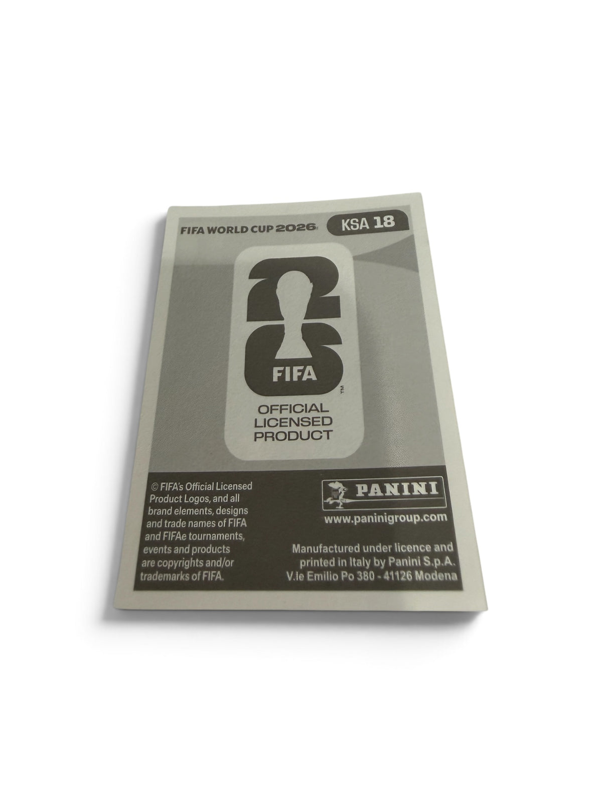 Feras Albrikan #KSA18 | Saudi Arabia | Panini FIFA World Cup 2026 Sticker | Al-Ahli Saudi FC