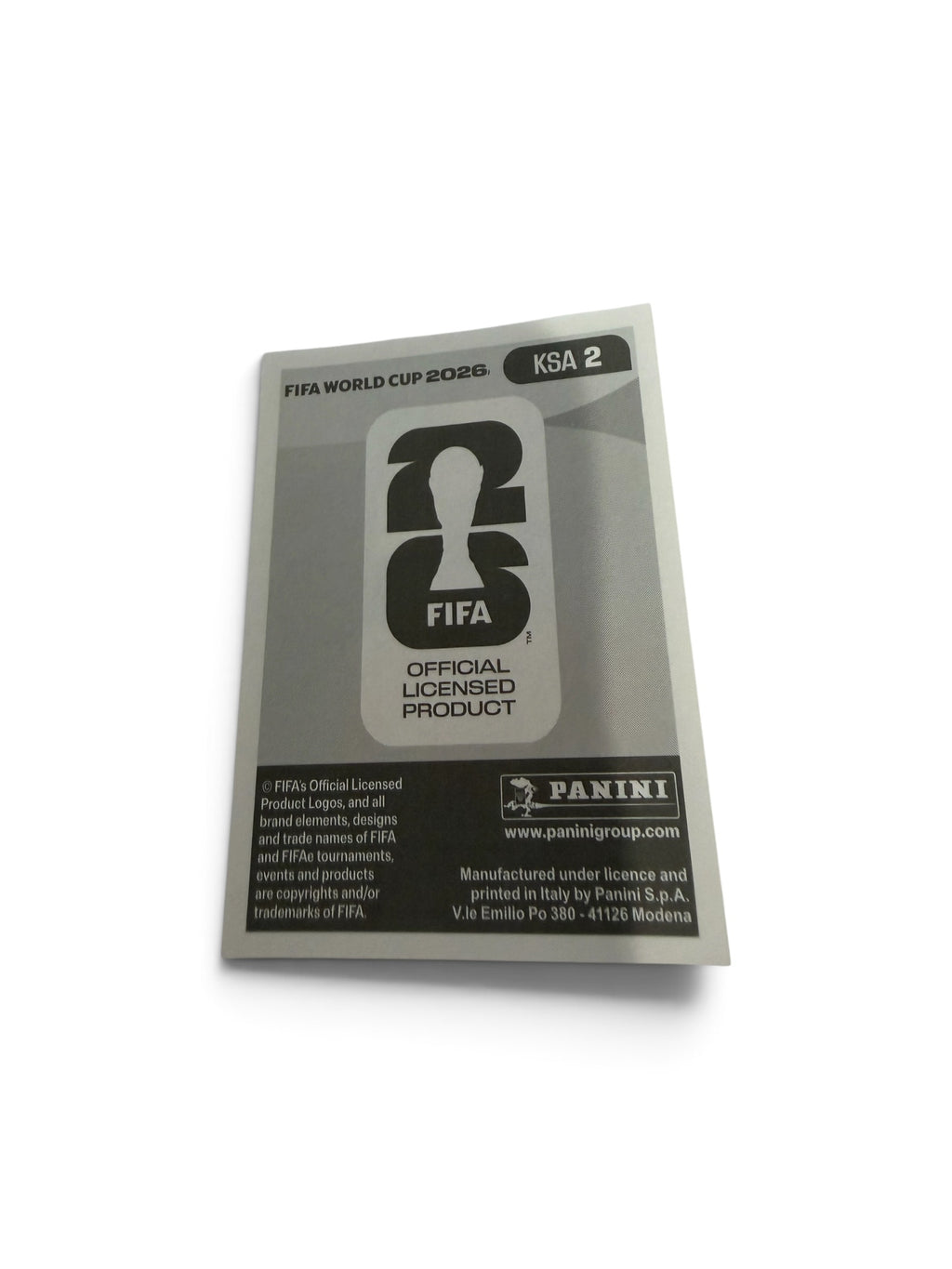Nawaf Alaqidi #KSA2 | Saudi Arabia Goalkeeper | Al-Nassr FC | Panini FIFA World Cup 2026 Sticker