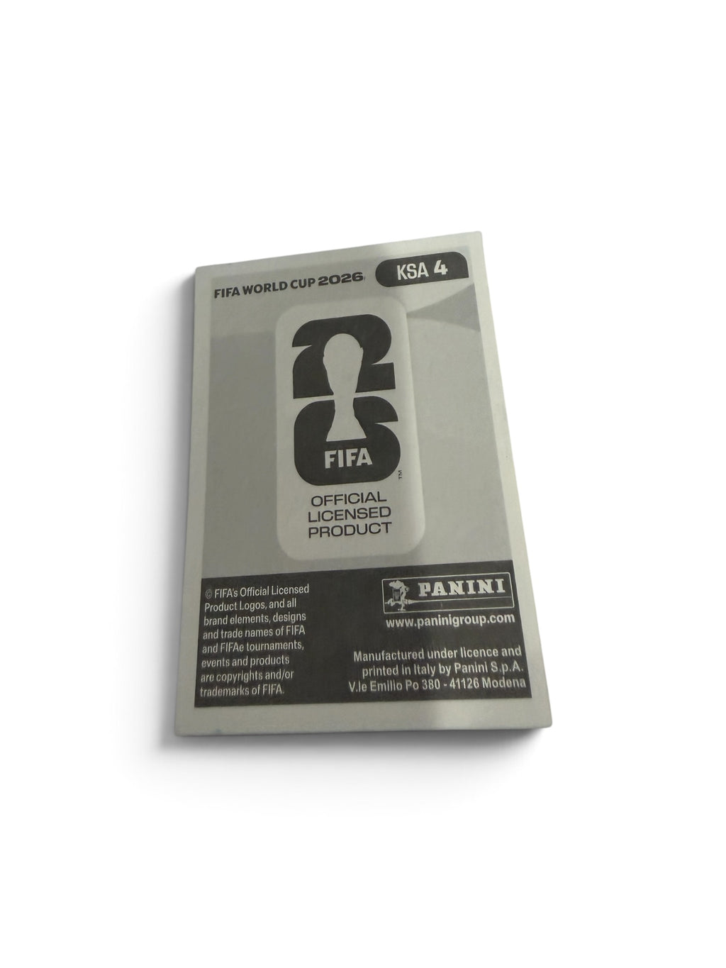 Saud Abdulhamid #KSA4 | Saudi Arabia | RC Lens | Panini FIFA World Cup 2026 Sticker