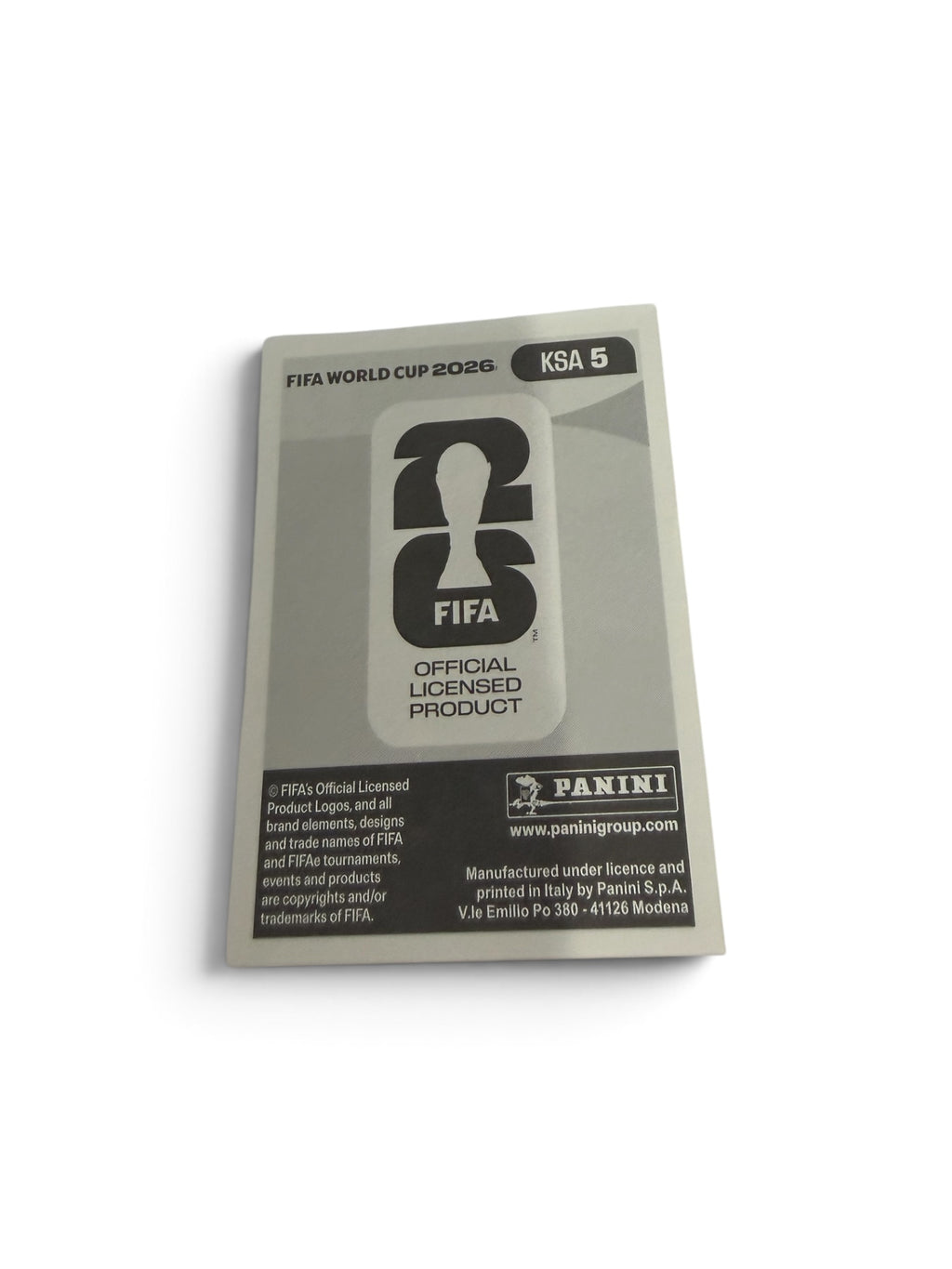 Nawaf Buwashl #KSA5 | Saudi Arabia | Panini FIFA World Cup 2026 Sticker | Al-Nassr FC
