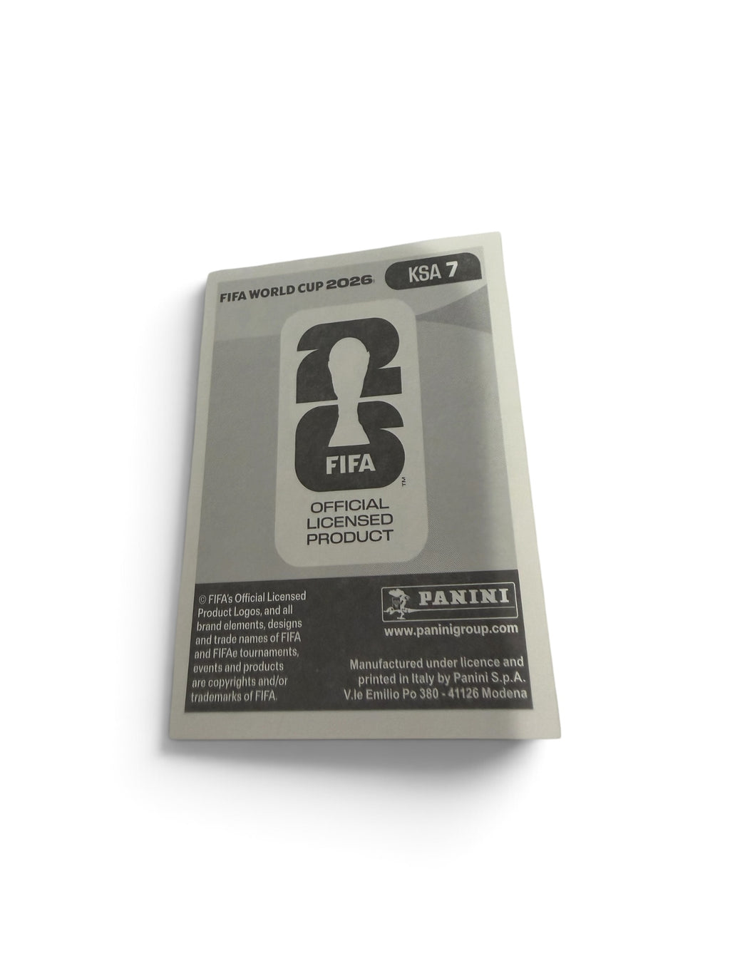 Moteb Al Harbi Blue Border #KSA7 | Saudi Arabia | Panini FIFA World Cup 2026 Parallel Sticker | Al Hilal Saudi Club