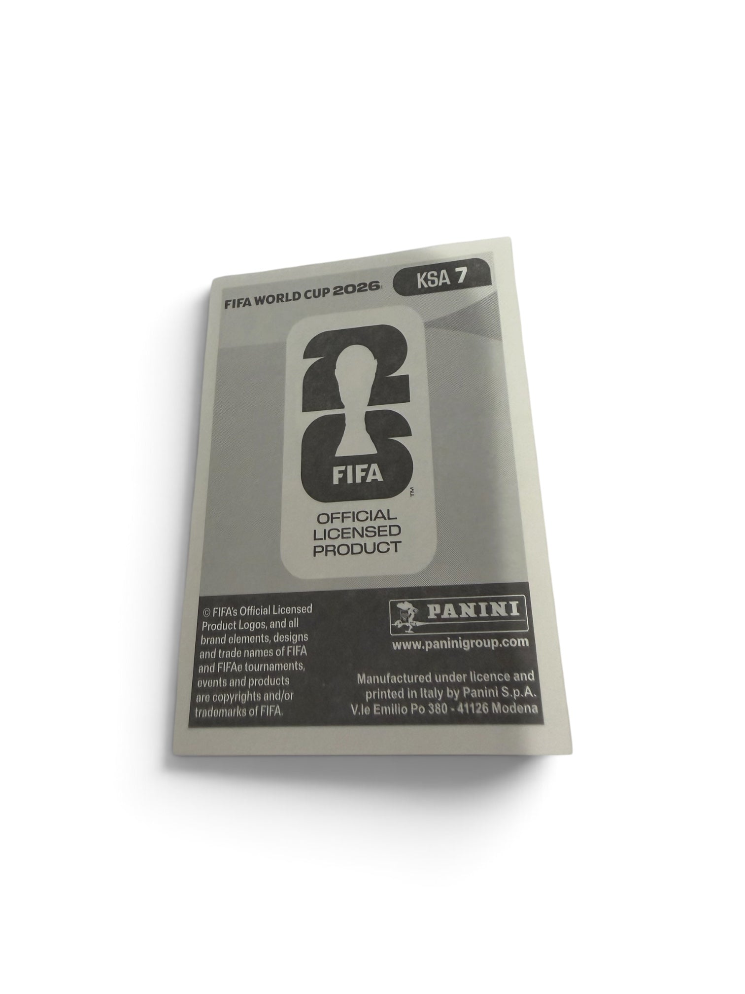Moteb Al Harbi Blue Border #KSA7 | Saudi Arabia | Panini FIFA World Cup 2026 Parallel Sticker | Al Hilal Saudi Club