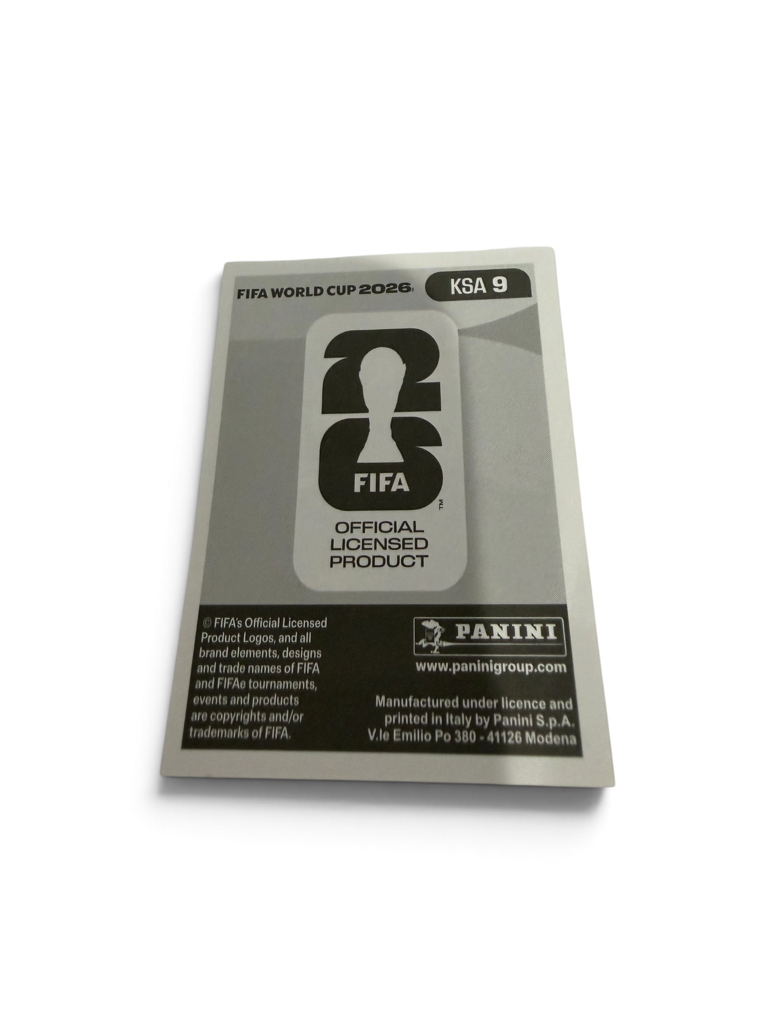 Musab Al Juwayr #KSA9 | Saudi Arabia | Panini FIFA World Cup 2026 Sticker | Al Qadsiah FC